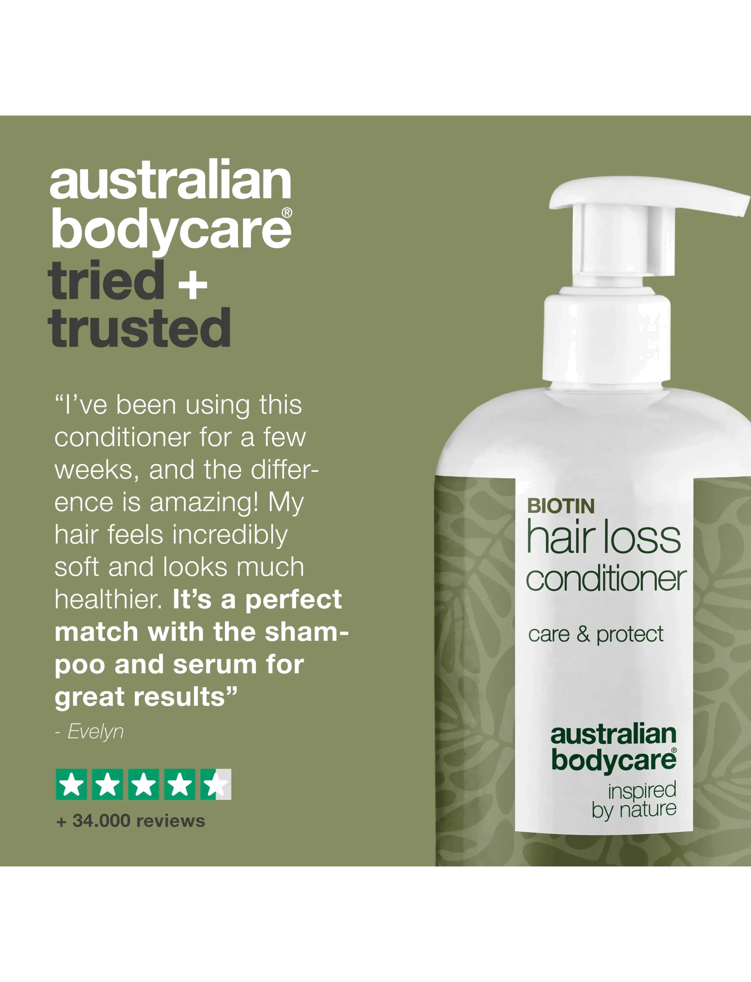 Australian Bodycare - Biotin Hair Loss Conditioner 500 ml - scalp treatment - clear - 4