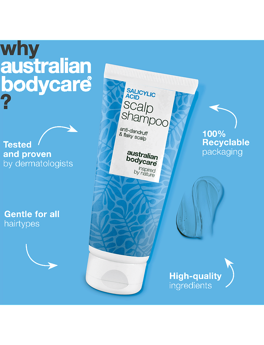 Australian Bodycare - Salicylic acid scalp shampoo - 200 ml - peanahahooldused - clear - 3