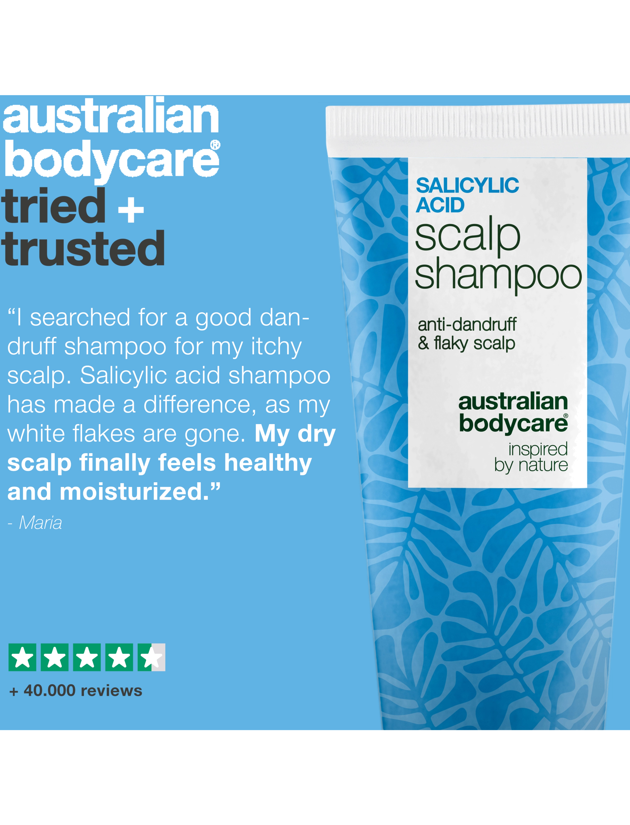 Australian Bodycare - Salicylic acid scalp shampoo - 200 ml - scalp treatment - clear - 4