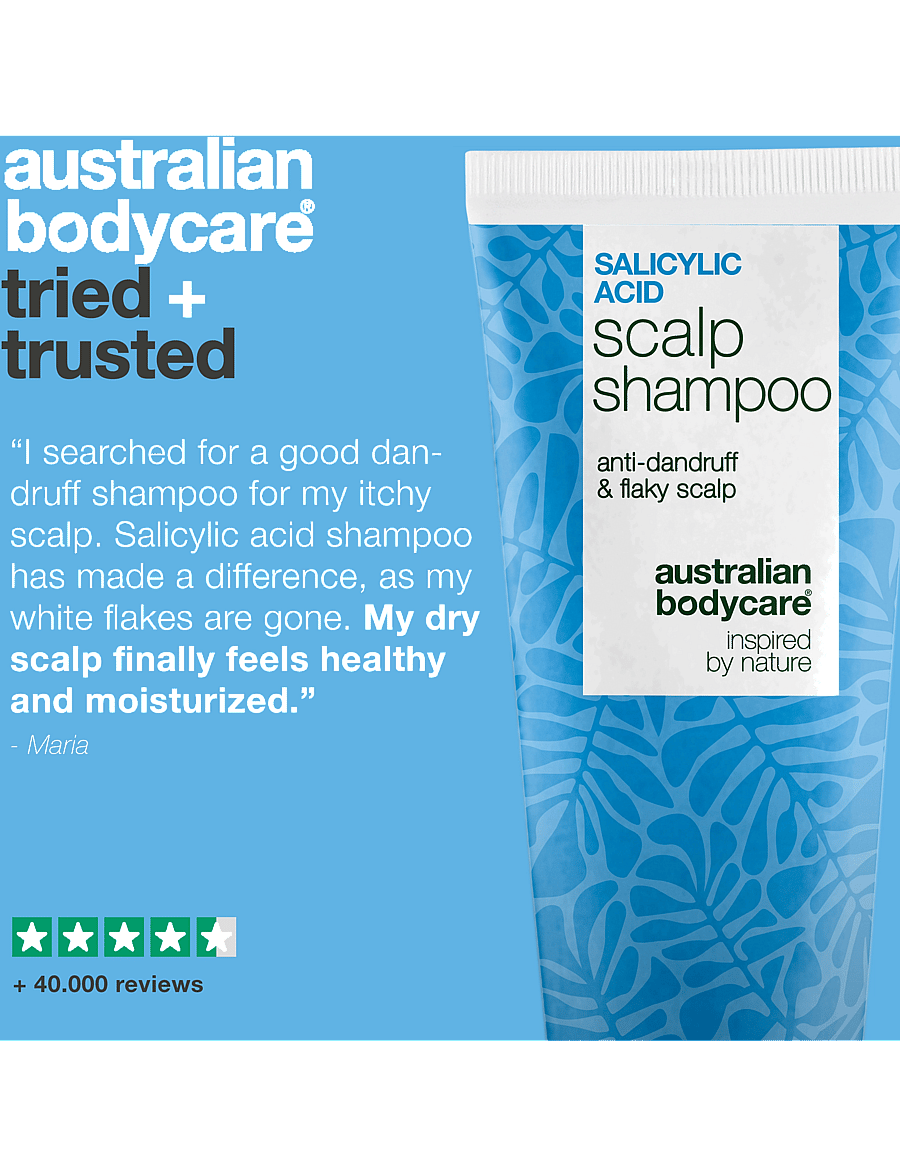 Australian Bodycare - Salicylic acid scalp shampoo - 200 ml - peanahahooldused - clear - 4