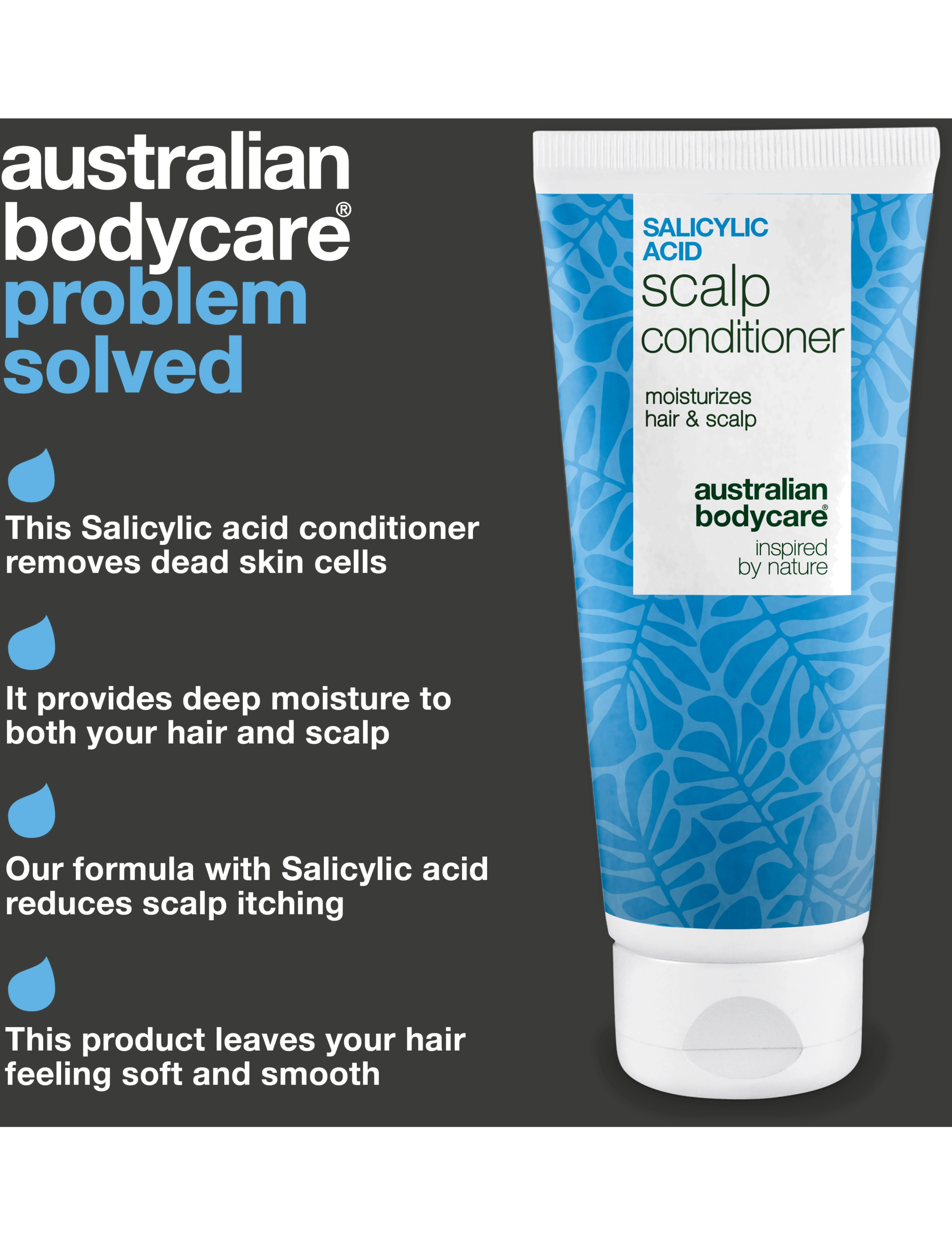 Australian Bodycare Salicylic Acid Scalp Conditioner - 200 ml, 200 ml, Nude, Care > Scalp Care, Dame