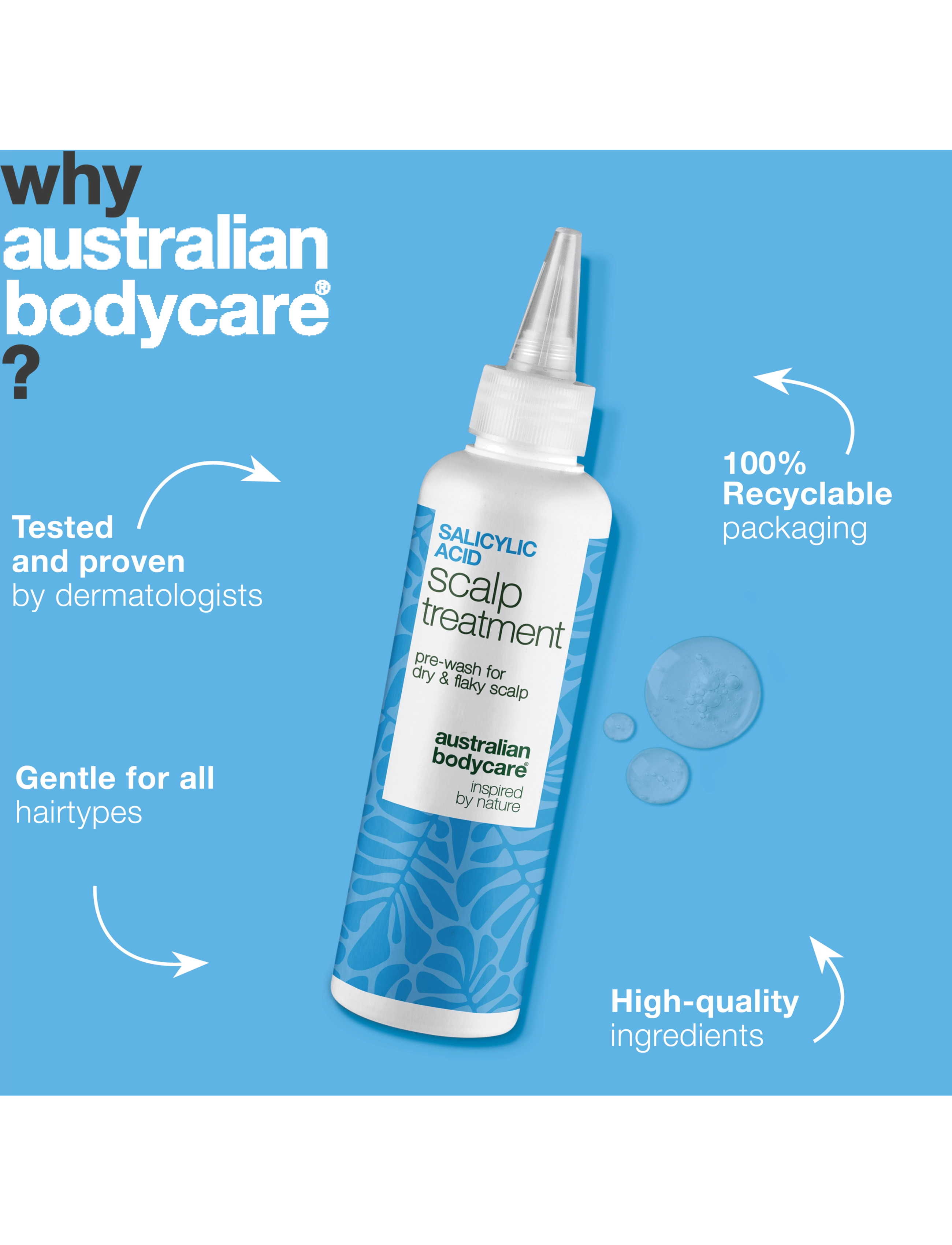 Australian Bodycare - Salicylic acid scalp treatment 150 ml - peanahahooldused - clear - 4
