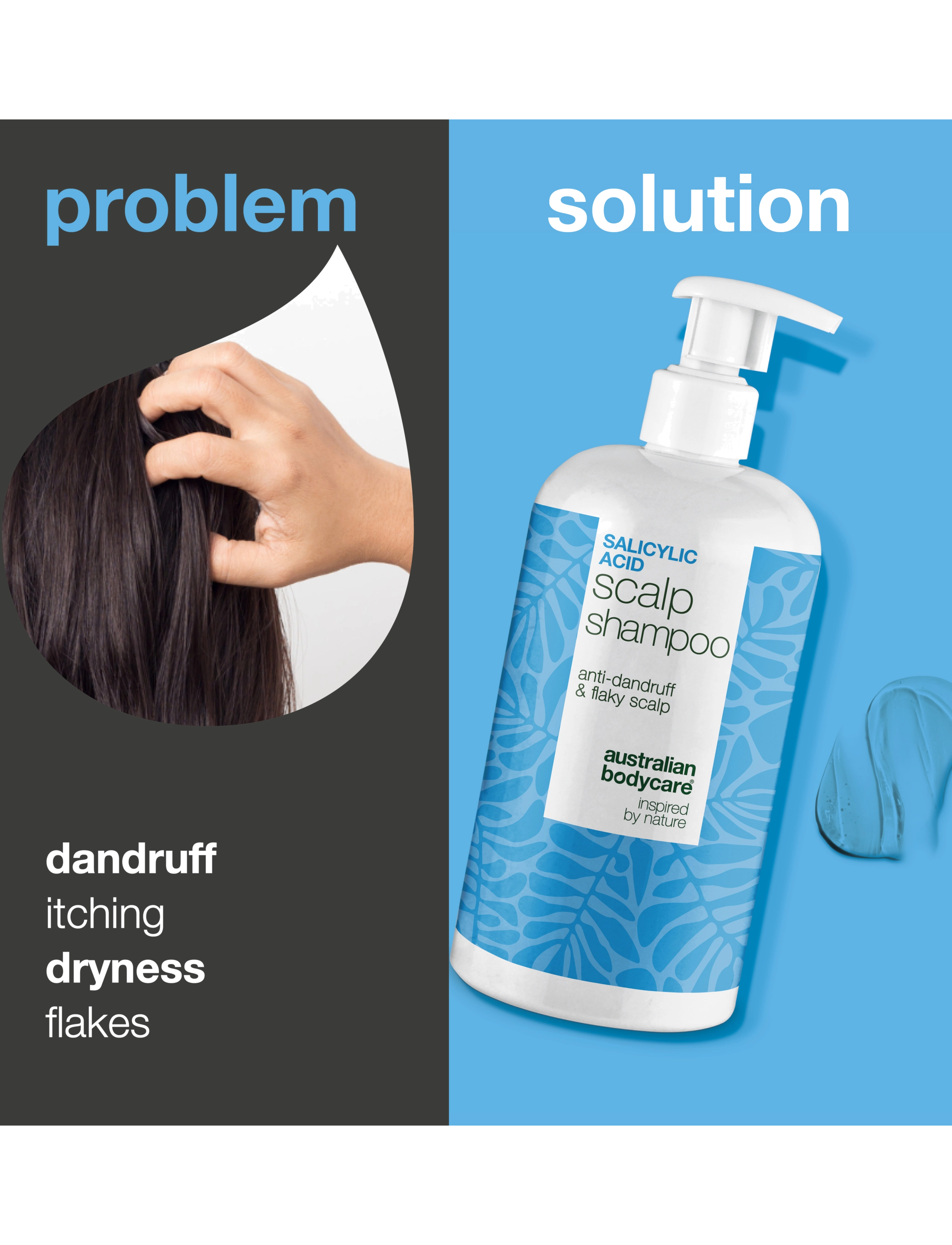 Australian Bodycare - Salicylic Acid Scalp Shampoo - 500 ml - scalp treatment - clear - 2
