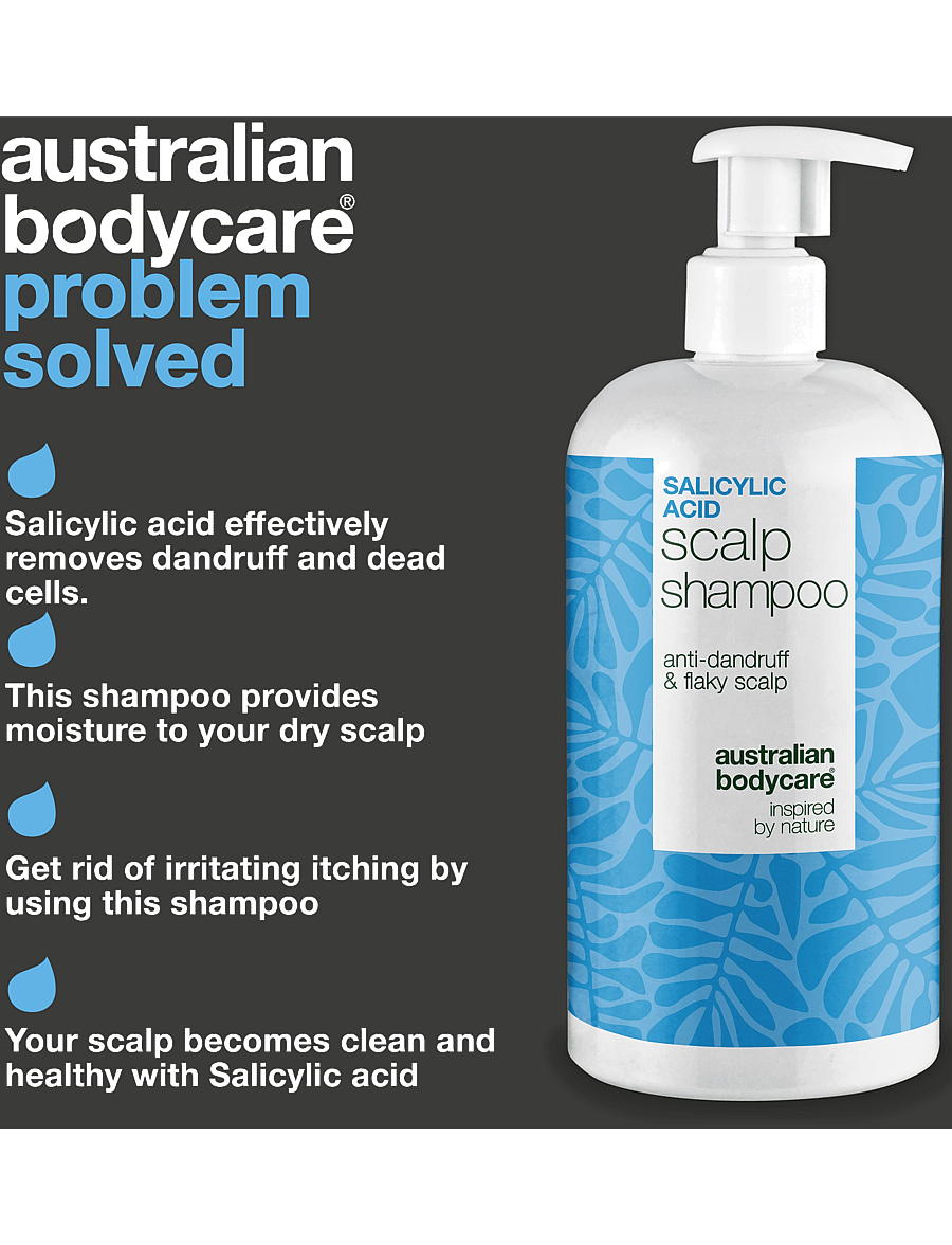 Australian Bodycare - Salicylic Acid Scalp Shampoo - 500 ml - peanahahooldused - clear - 0