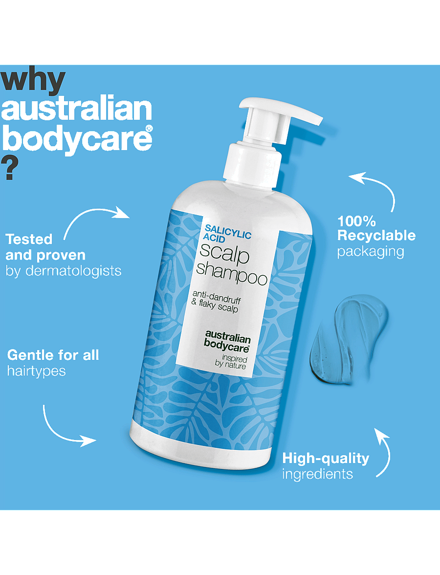 Australian Bodycare - Salicylic Acid Scalp Shampoo - 500 ml - peanahahooldused - clear - 4