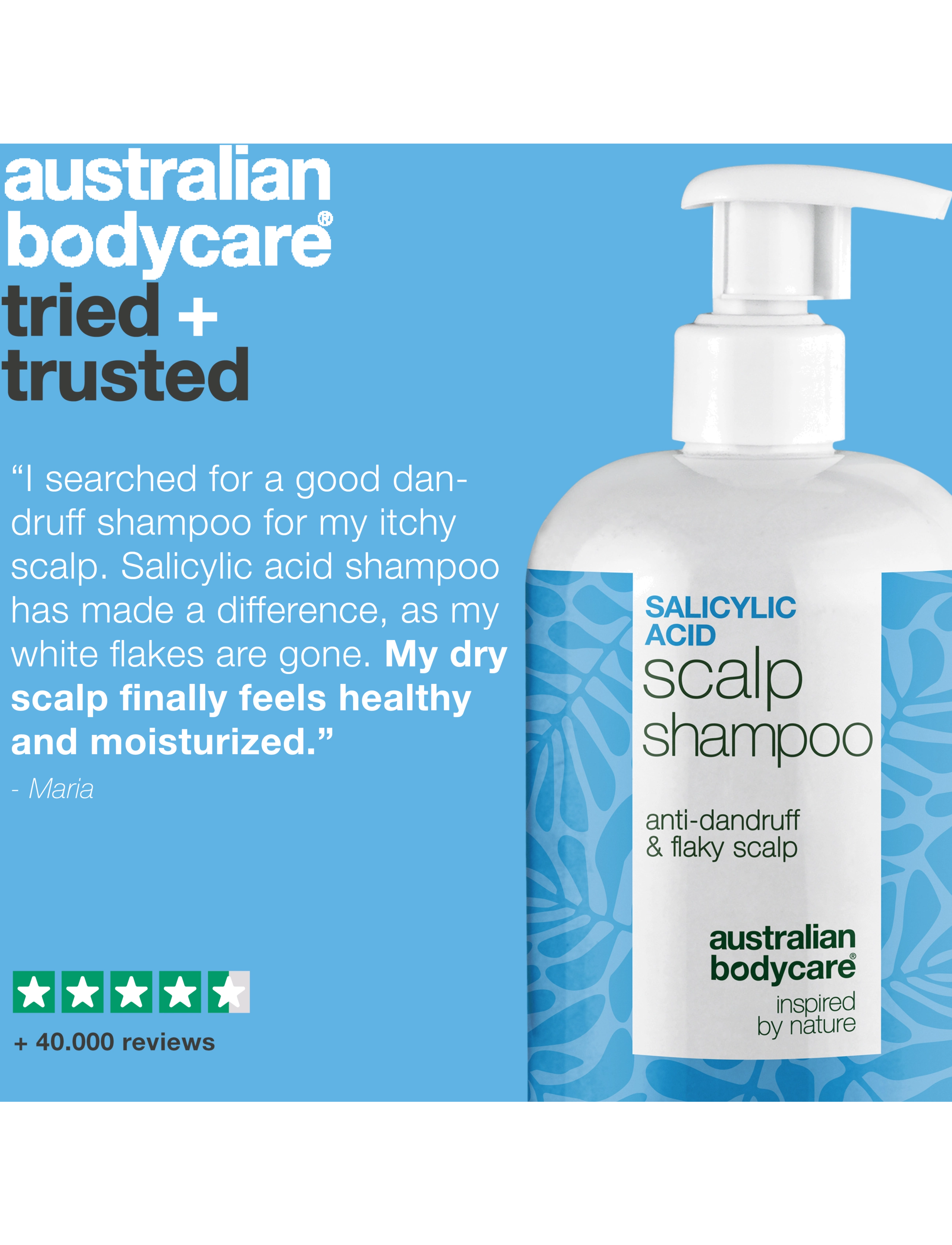 Australian Bodycare - Salicylic Acid Scalp Shampoo - 500 ml - scalp treatment - clear - 3