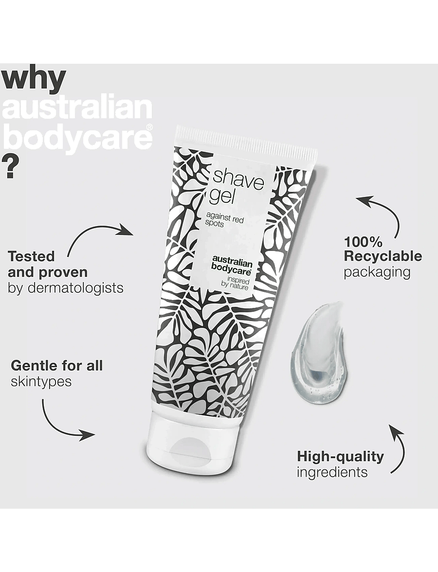 Australian Bodycare - Shave Gel - for a close shave without shaving rash - 200 ml - rasur - no color - 4