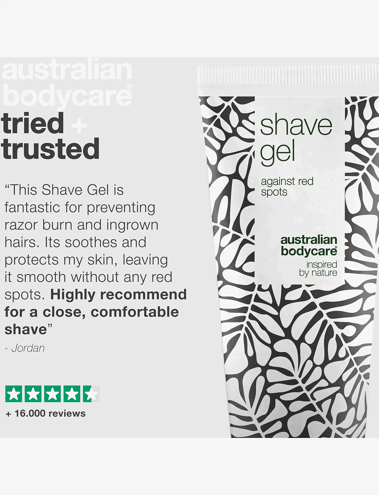 Australian Bodycare - Shave Gel - for a close shave without shaving rash - 200 ml - barbergels - no color - 5