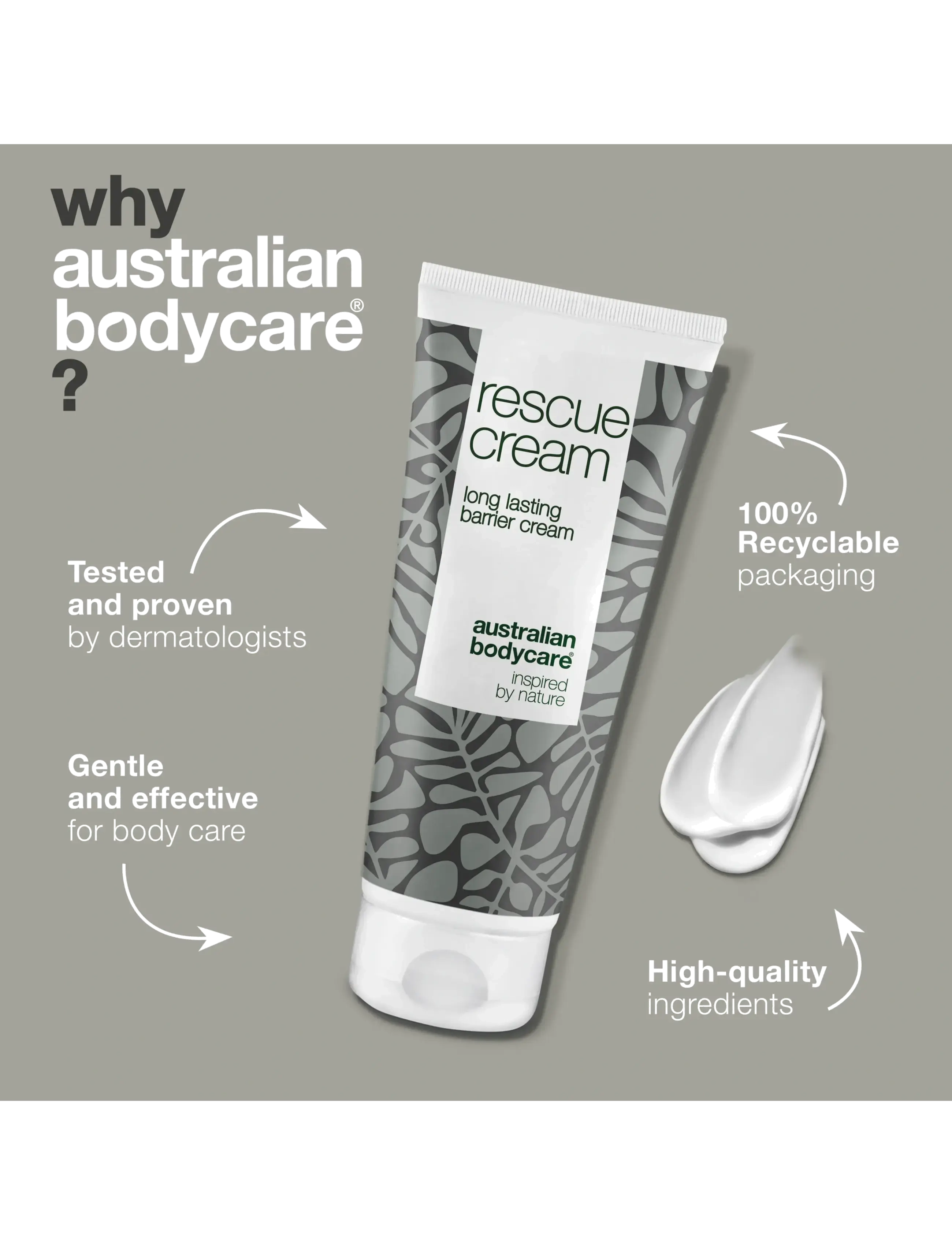 Australian Bodycare - Rescue Cream - barrier cream for delicate skin & intertrigo - 100 ml - lotion & creme - no color - 4