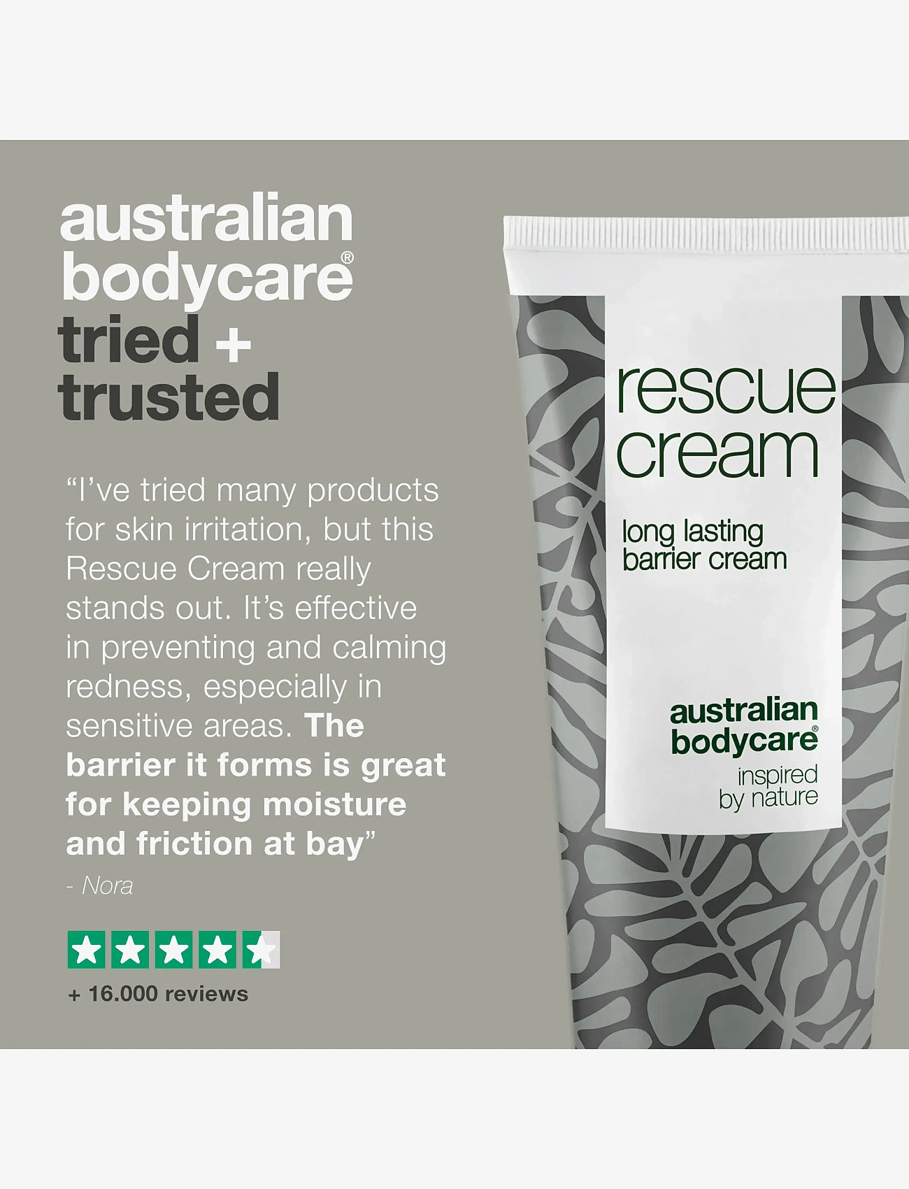 Australian Bodycare - Rescue Cream - barrier cream for delicate skin & intertrigo - 100 ml - lotion & creme - no color - 5