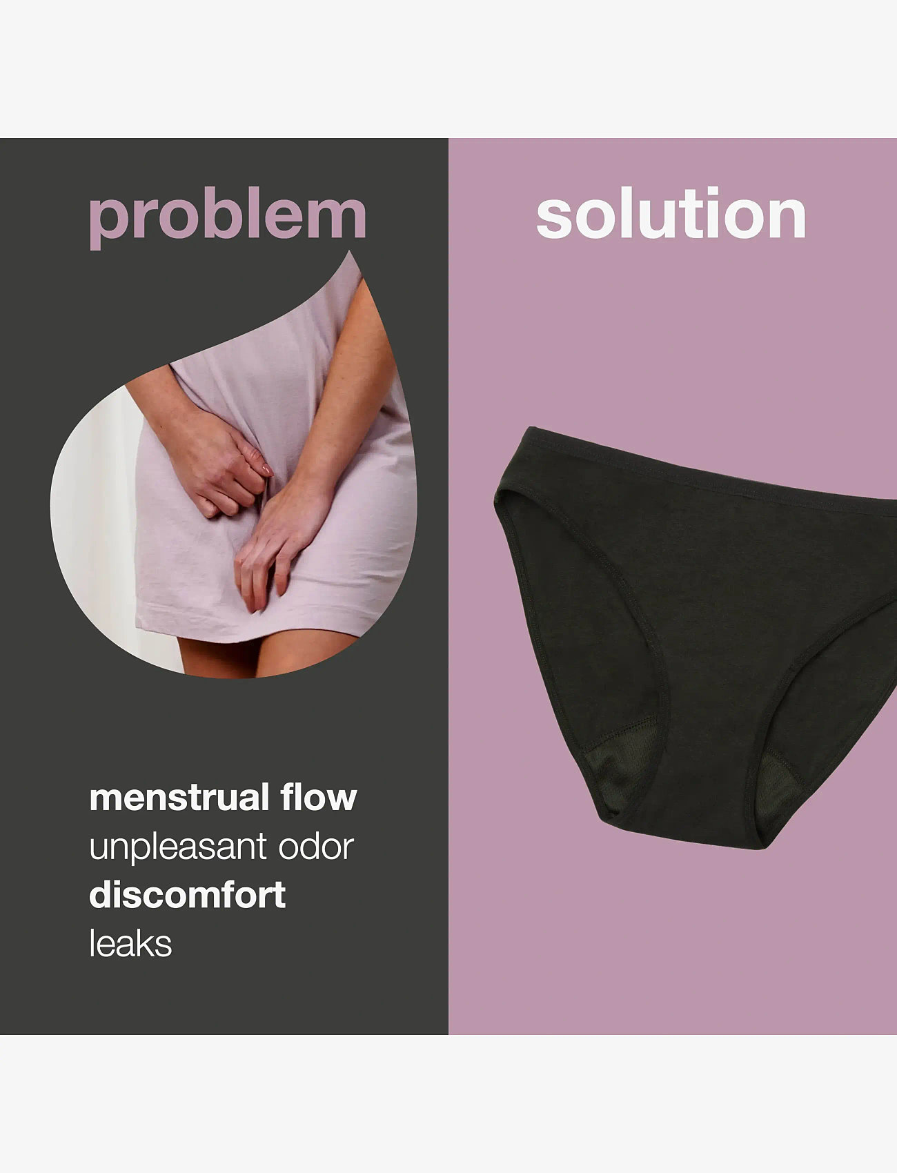 Australian Bodycare - Period pants Midi Light Flow - menstruations- og barselstrusser - clear - 1