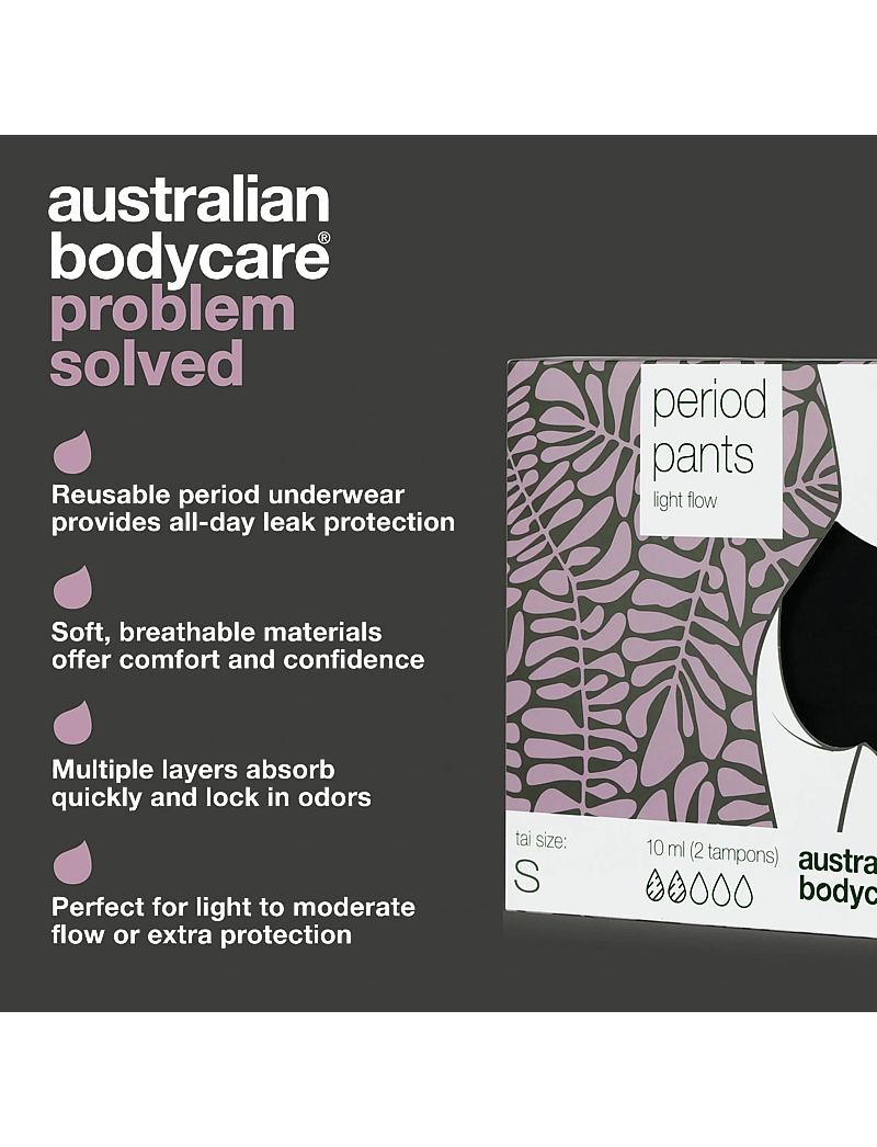 Australian Bodycare - Period pants Midi Light Flow - lekkekindlad ja sünnitusjärgsed aluspüksid - clear - 2