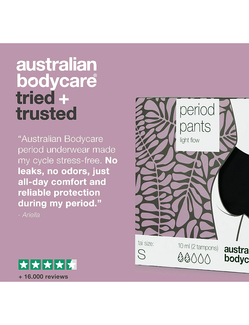 Australian Bodycare - Period pants Midi Light Flow - lekkekindlad ja sünnitusjärgsed aluspüksid - clear - 4