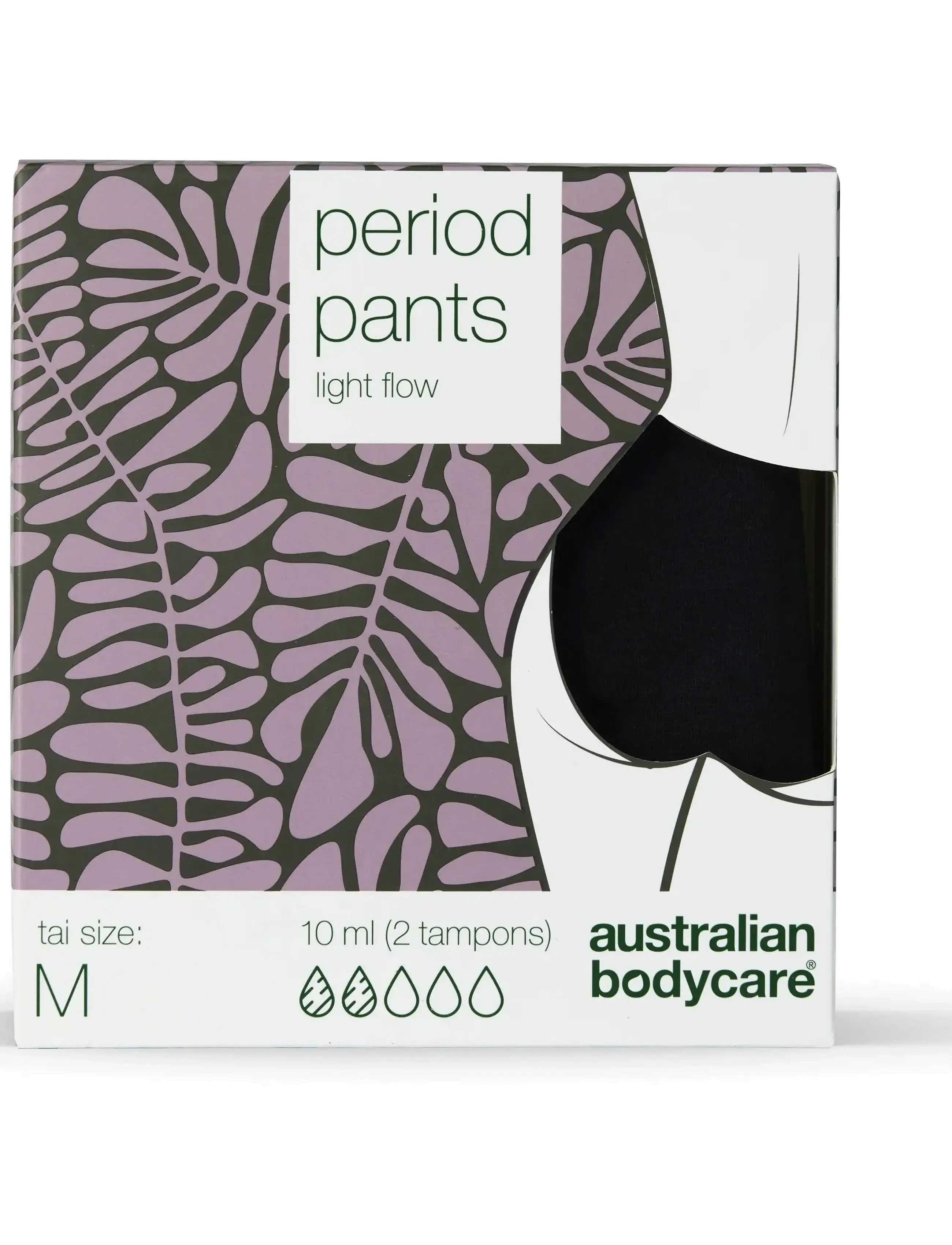 Australian Bodycare Period pants Midi Light Flow - Menstruations- og barselstrusser - CLEAR / undefined