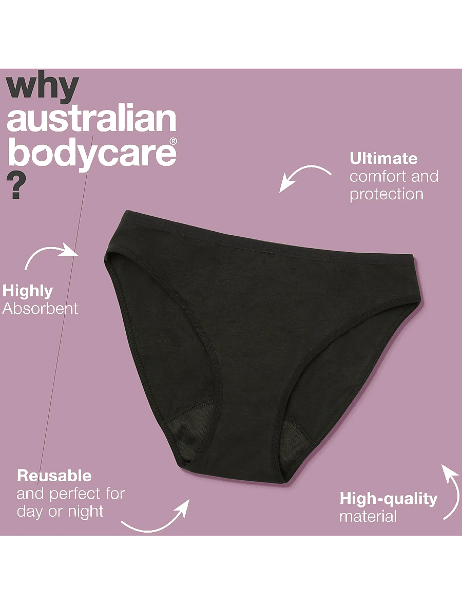 Australian Bodycare - Period pants Midi Light Flow - lekkekindlad ja sünnitusjärgsed aluspüksid - clear - 3