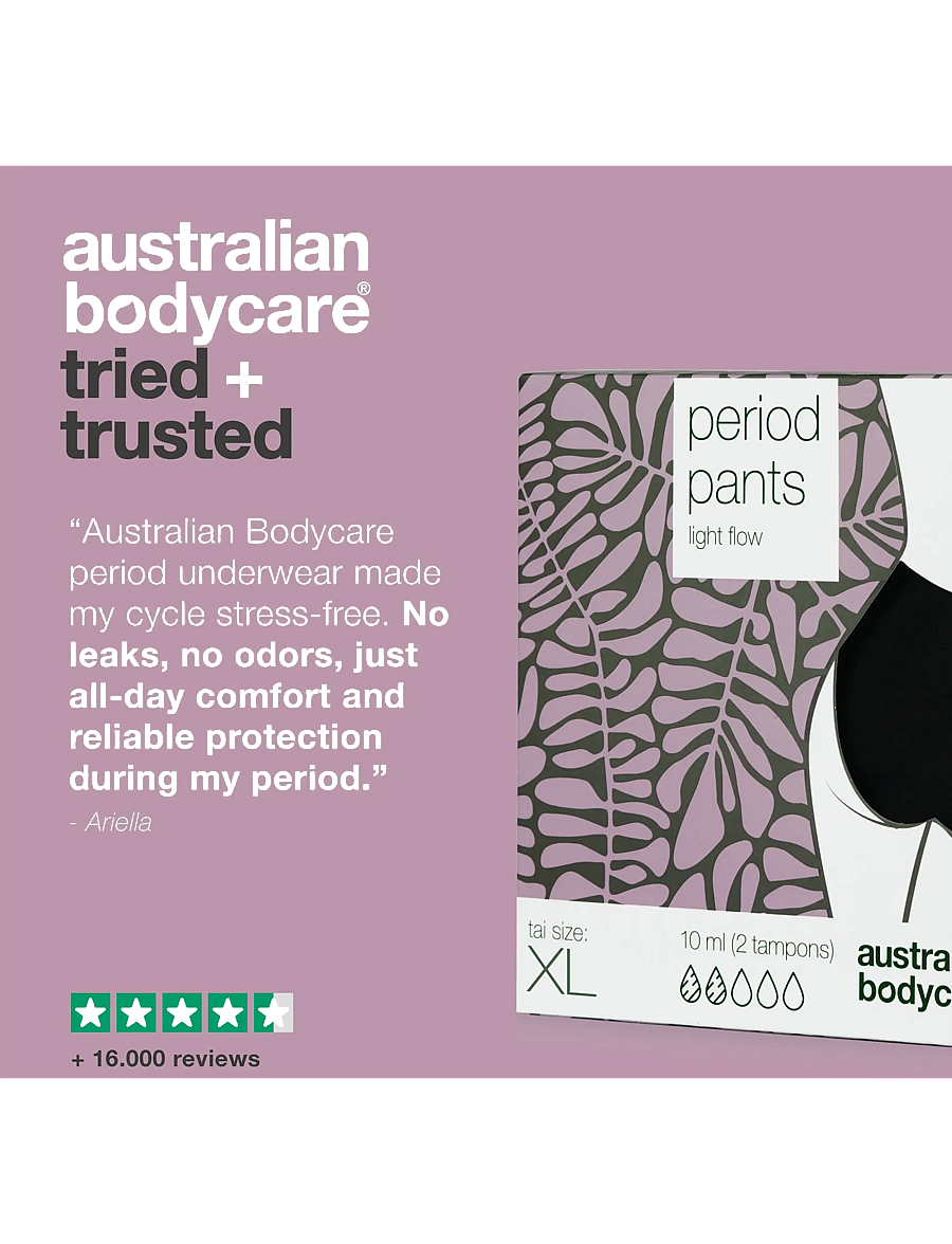 Australian Bodycare - Period pants Midi Light Flow - lekkekindlad ja sünnitusjärgsed aluspüksid - clear - 4