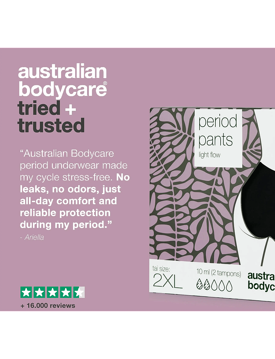 Australian Bodycare - Period pants Midi Light Flow - lekkekindlad ja sünnitusjärgsed aluspüksid - clear - 3