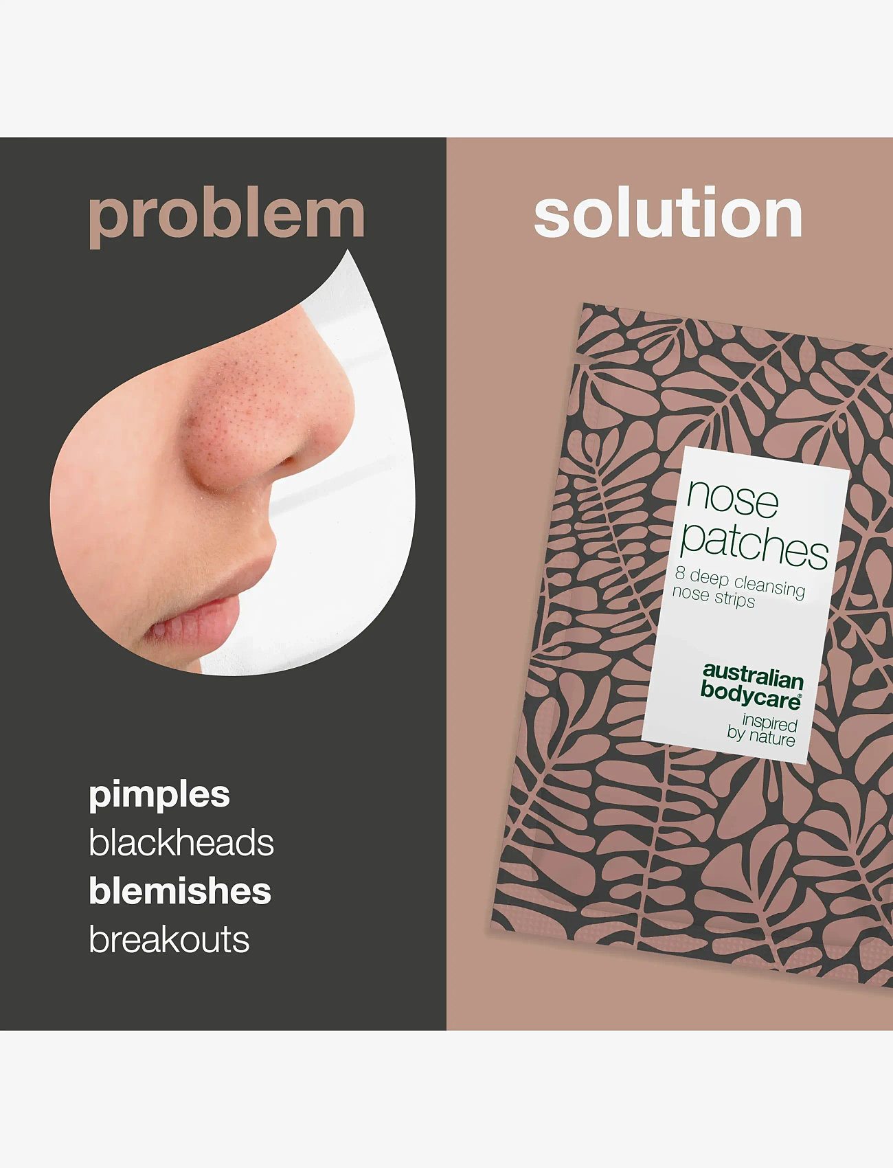 Australian Bodycare - Nose patches (4sheets-8patches) - peeling masker - clear - 1