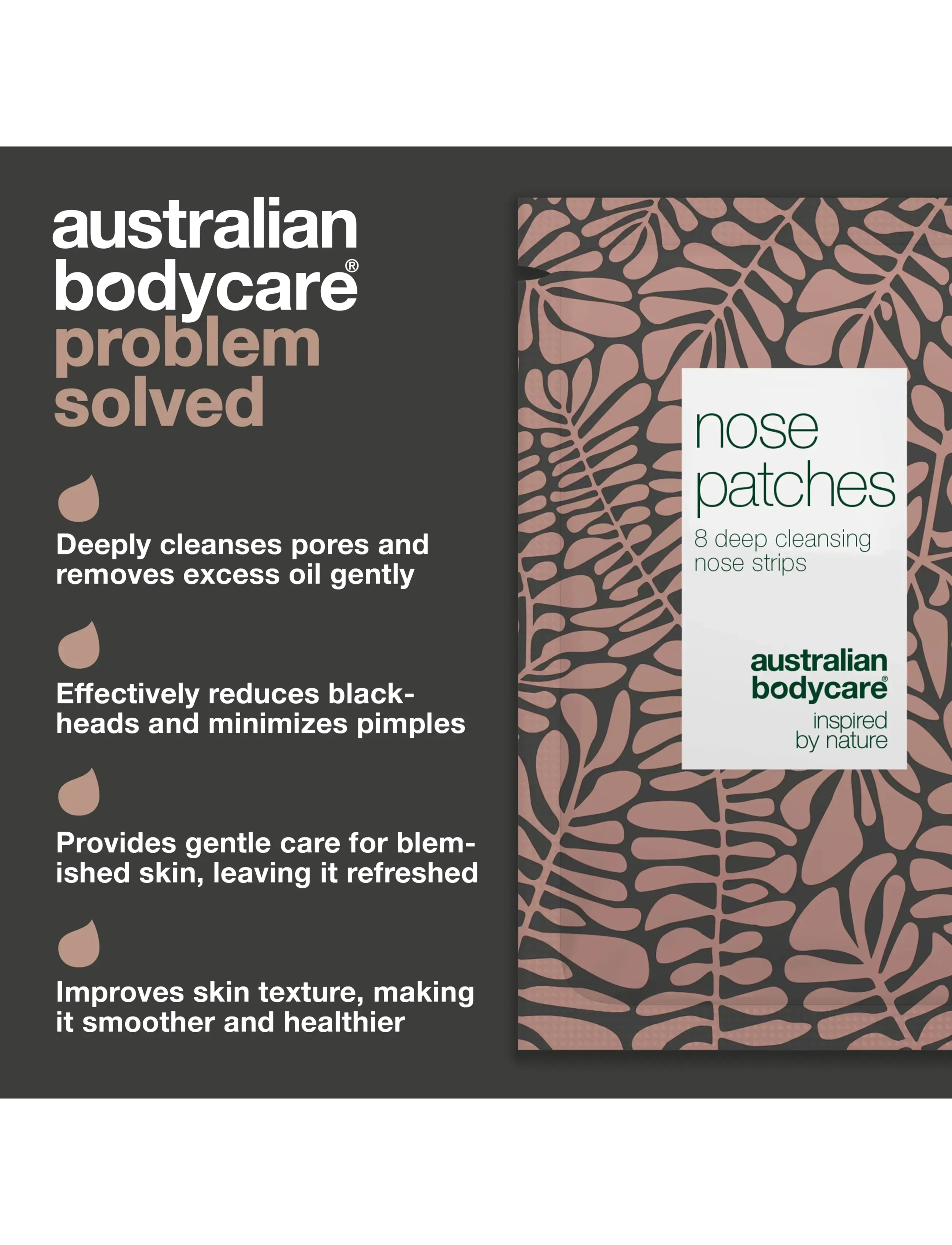 Australian Bodycare - Nose patches (4sheets-8patches) - peeling maske - clear - 2