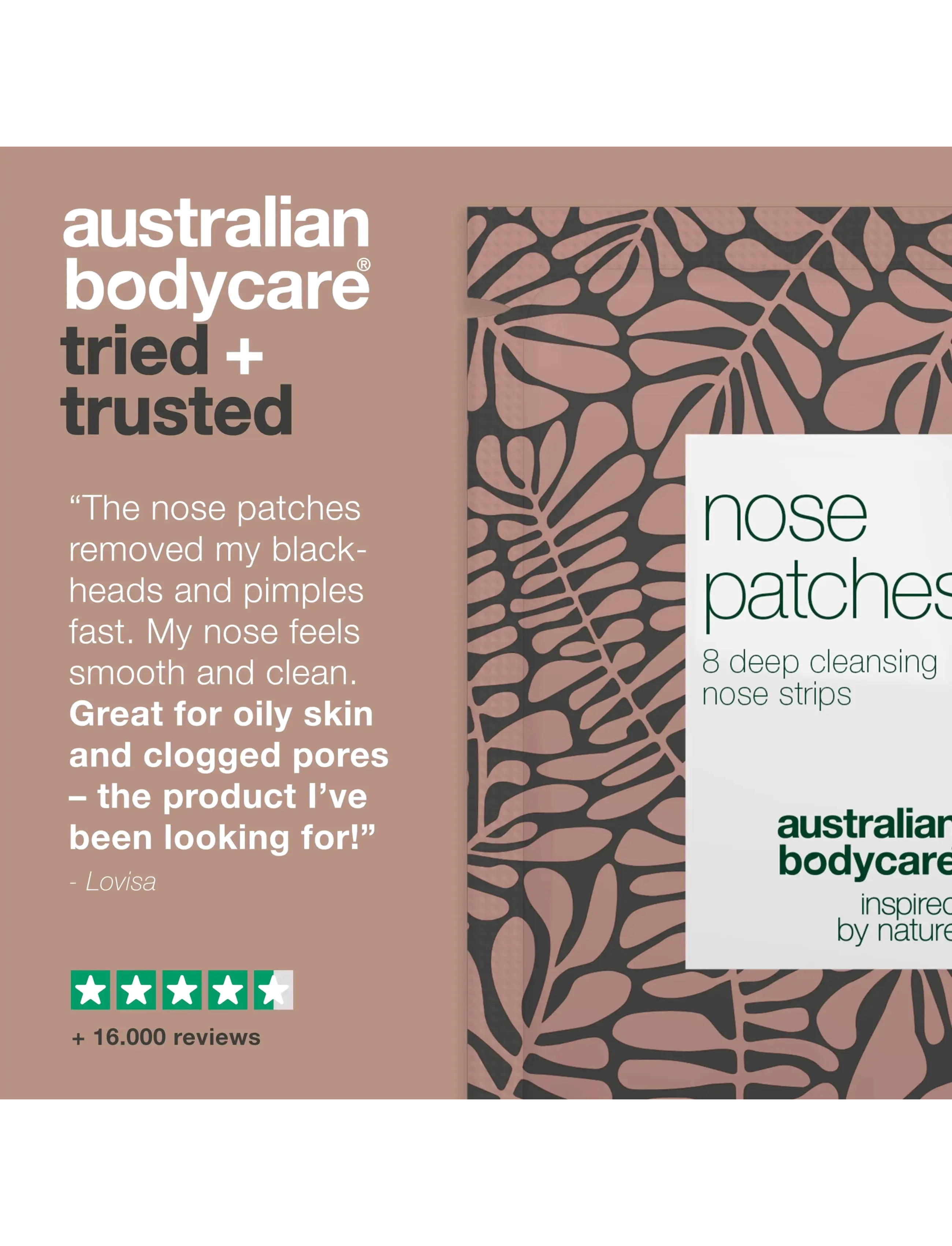 Australian Bodycare - Nose patches (4sheets-8patches) - peeling maske - clear - 4