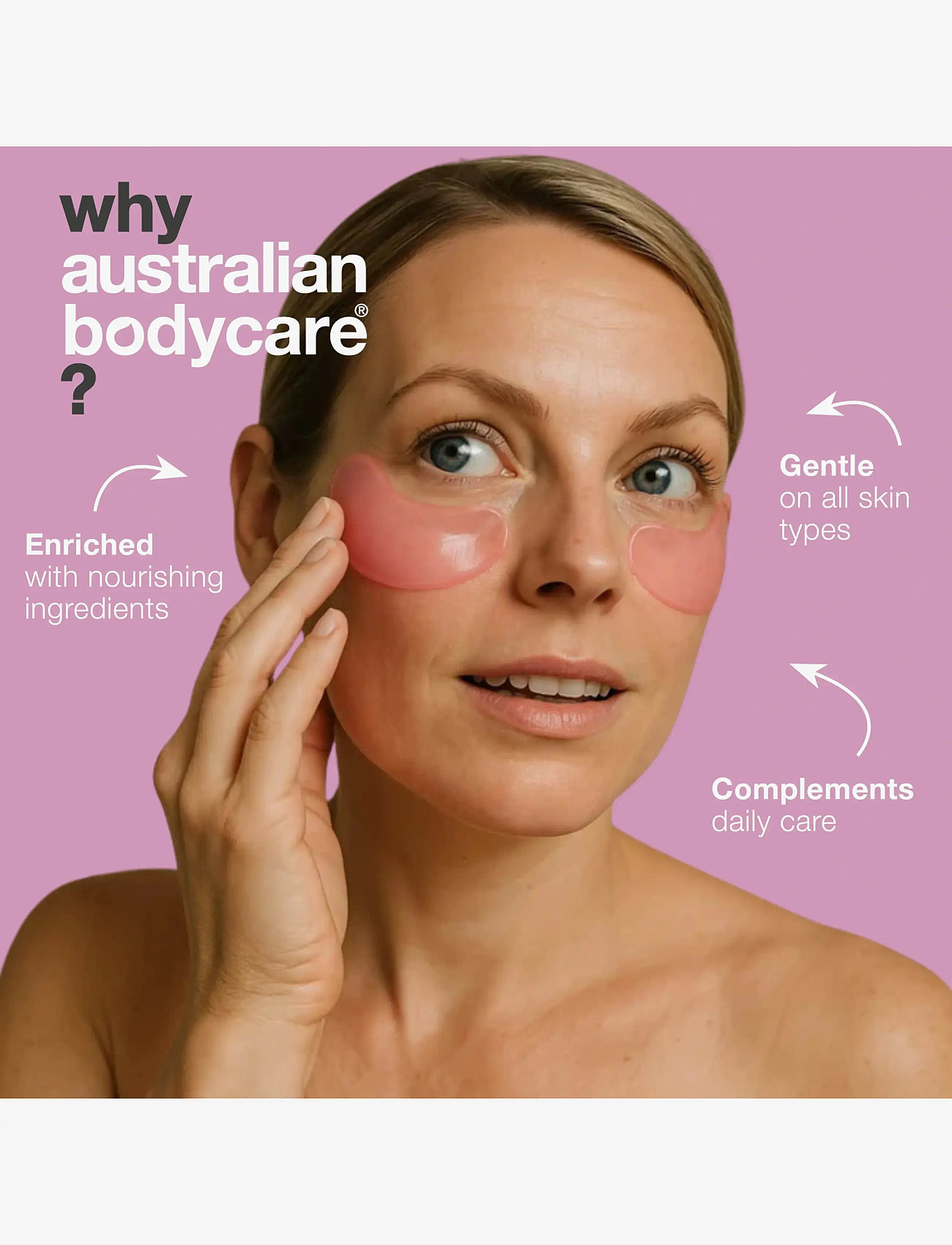 Australian Bodycare - B12 Eye mask - 24 patches - Ögonmasker - clear - 3