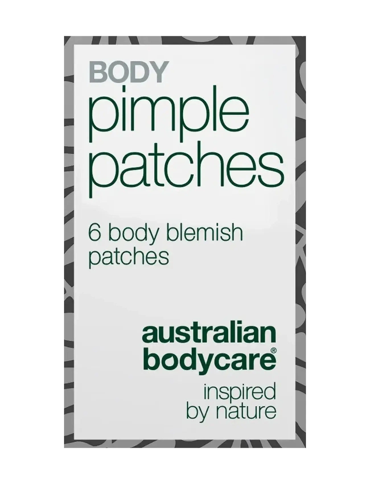 Australian Bodycare Hydrocolloid Body Pimple Patches, Punktbehandling, Nude, Str: 6 PCS
