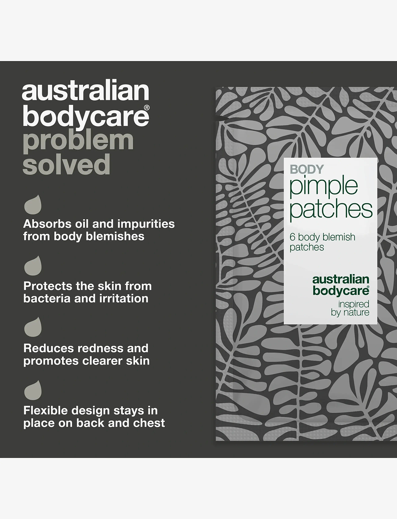 Australian Bodycare - Hydrocolloid Body pimple Patches - spotbehandlinger - clear - 2