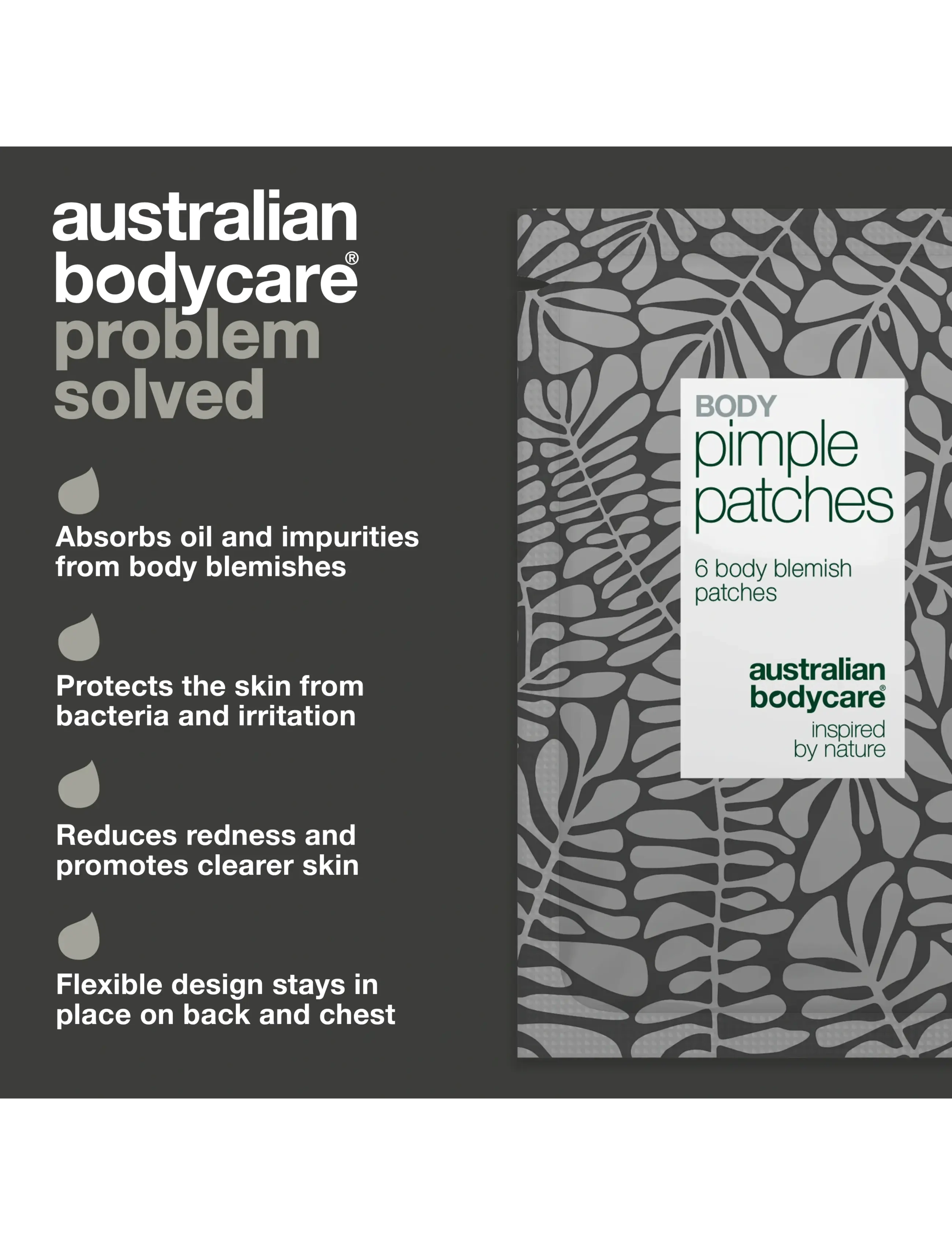 Australian Bodycare - Hydrocolloid Body pimple Patches - spotbehandlinger - clear - 2