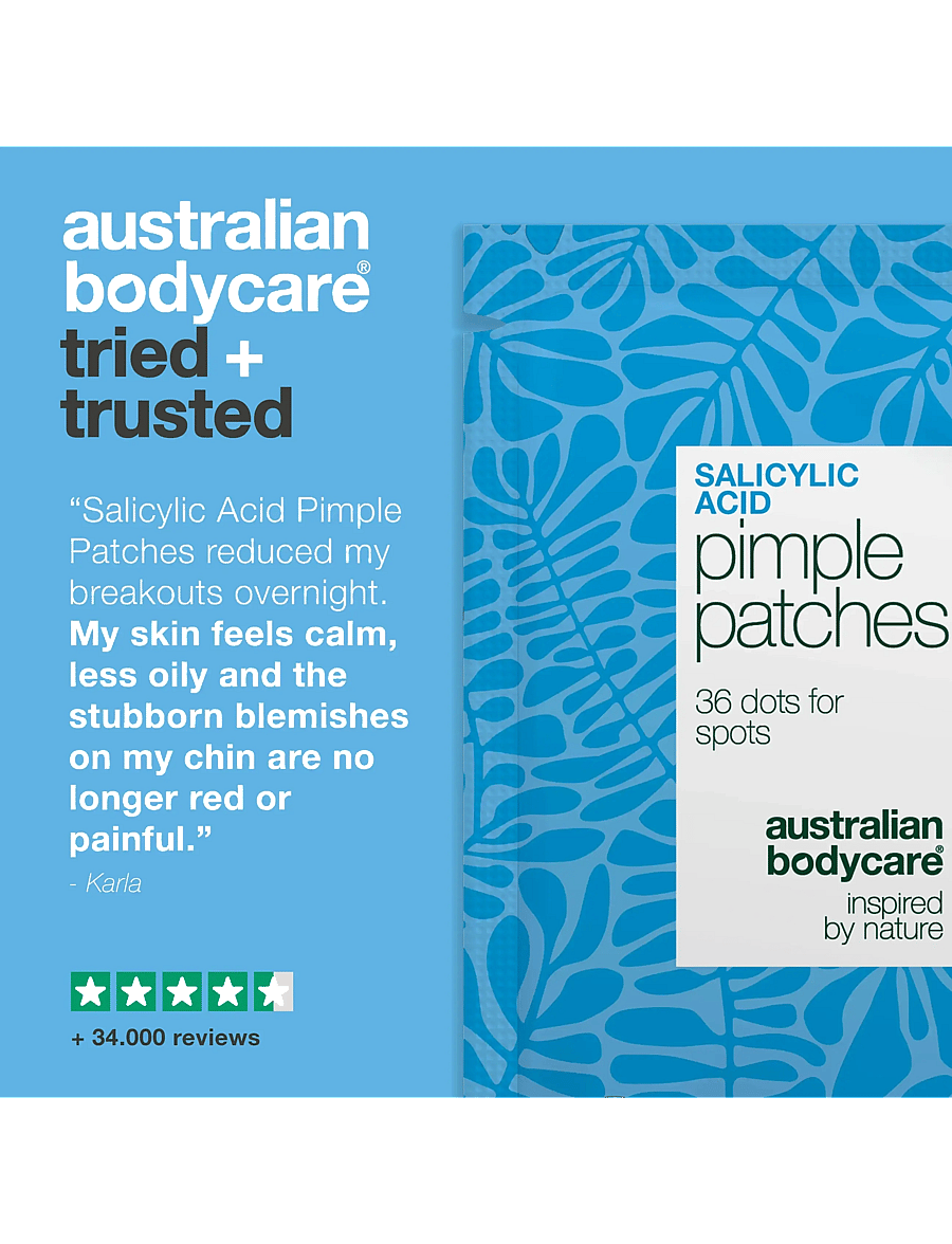 Australian Bodycare - Salicylic Acid Pimple Patches - spotbehandlinger - clear - 4
