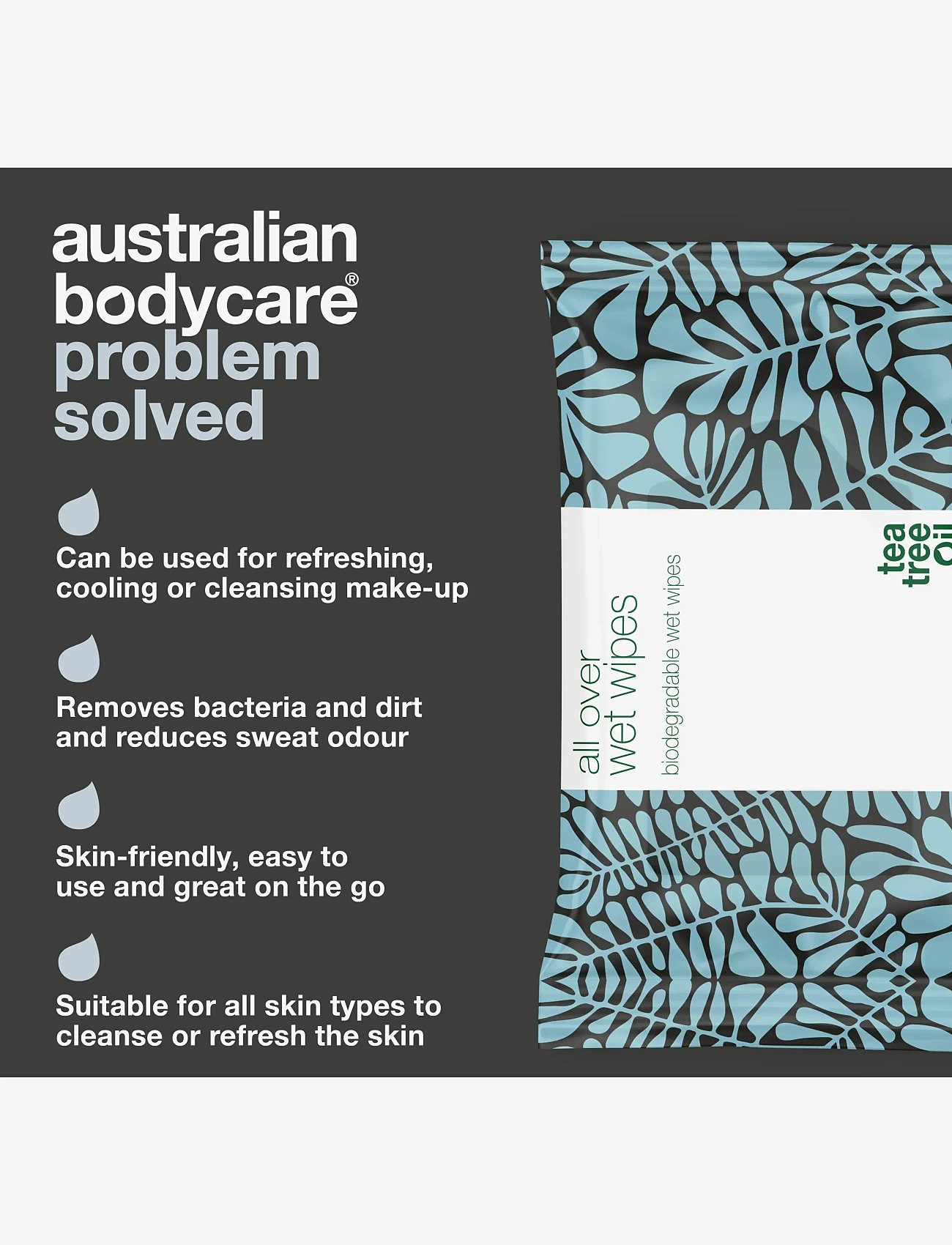 Australian Bodycare - TTO Wet Wipes 24pcs - hreinsiefni - clear - 2