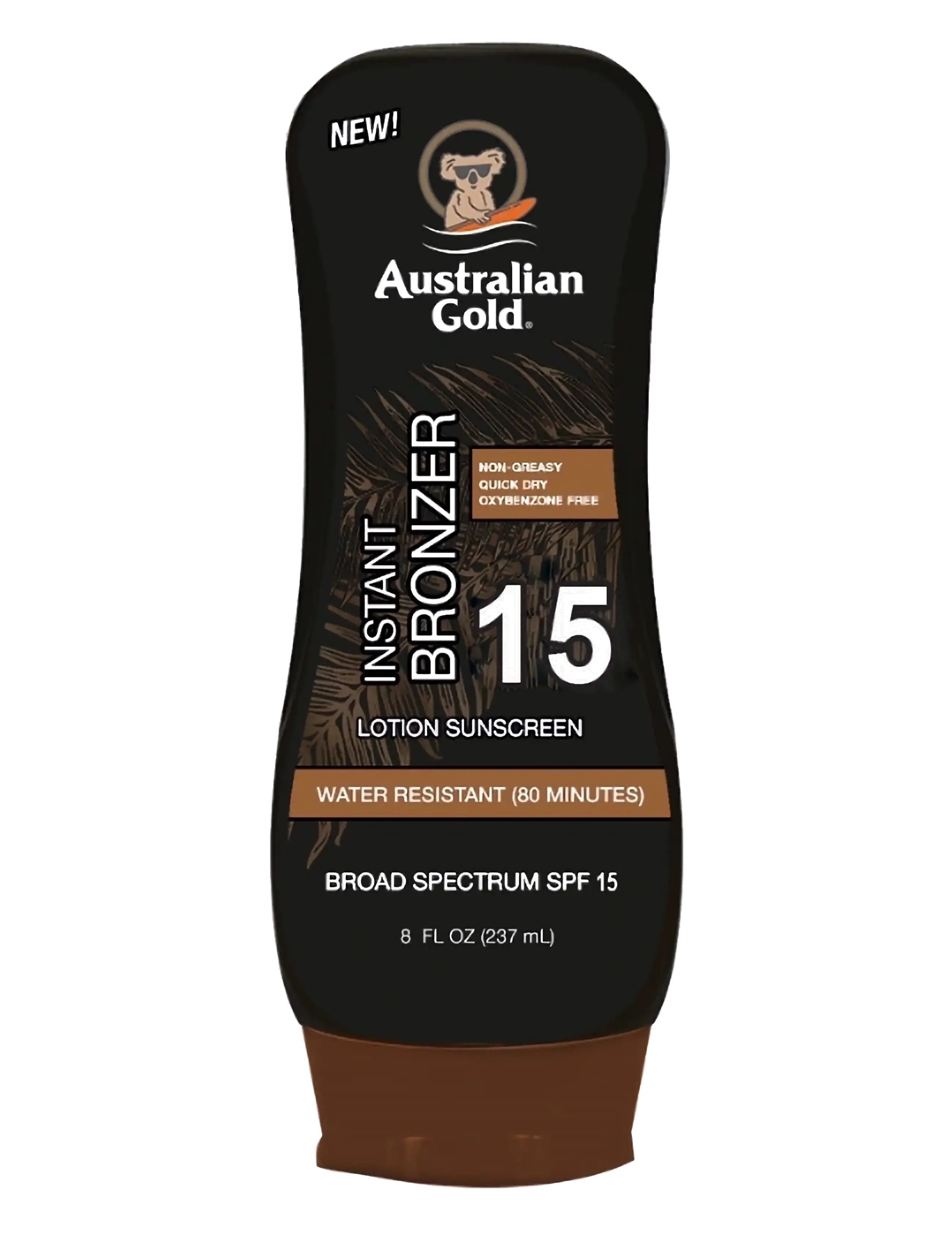 Australian Gold Instant Bronzer Lotion Spf 15, 237 ml, Nude, Solpleje > Krop, Dame