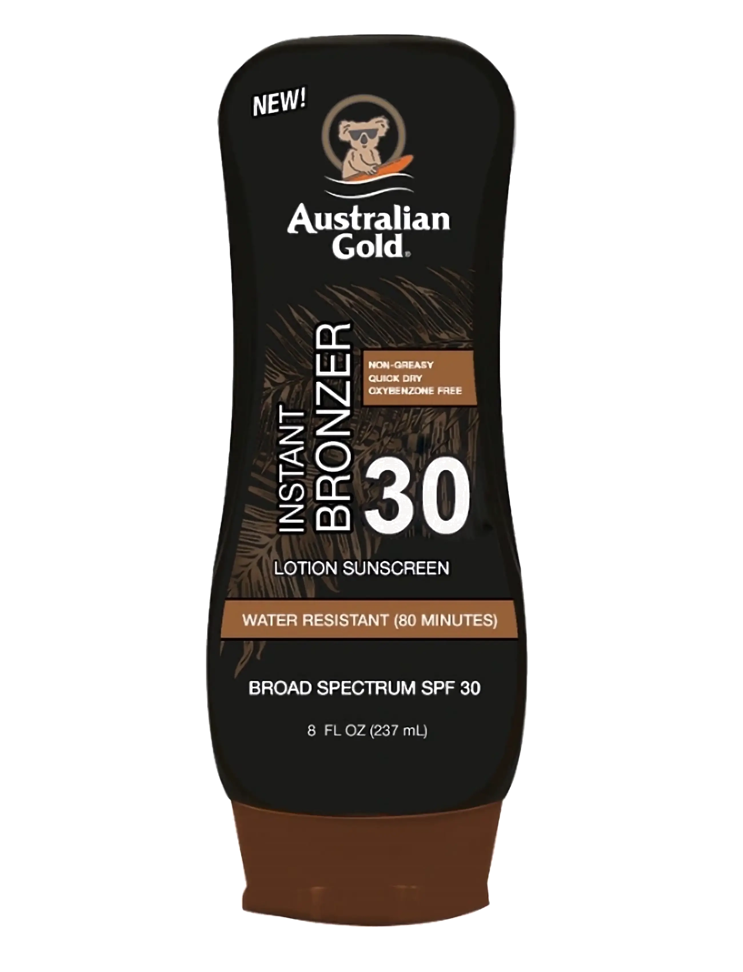 Australian Gold Instant Bronzer Lotion Spf 30, 237 ml, Nude, Solpleje > Krop, Dame