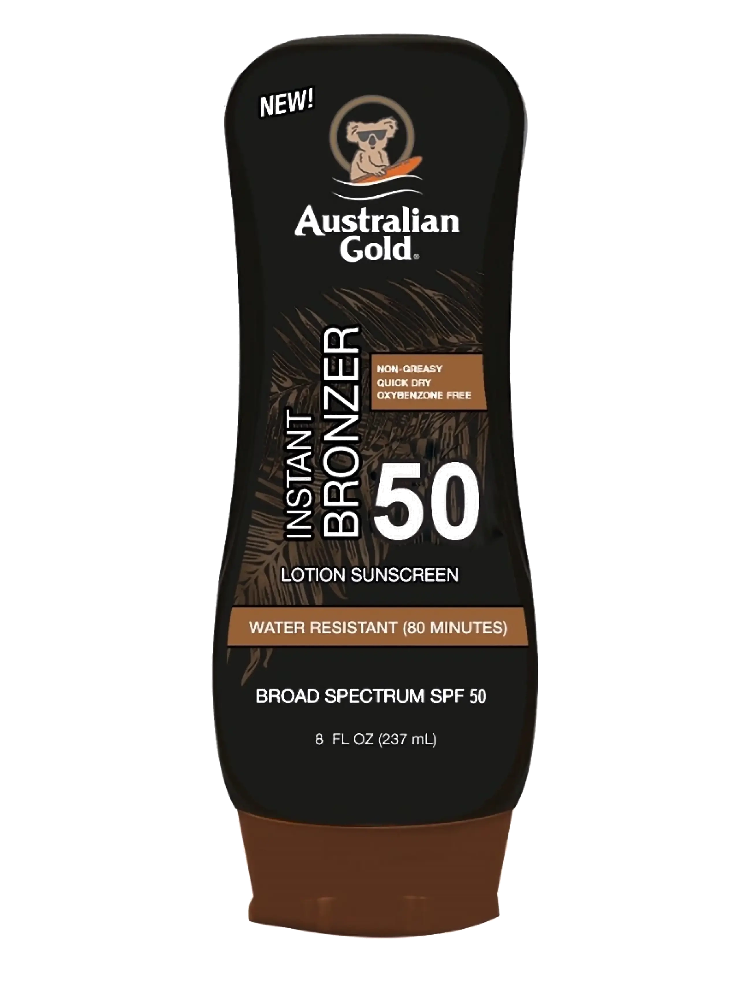 Australian Gold Instant Bronzer Lotion Spf 50, 237 ml, Nude, Solpleje > Krop, Dame