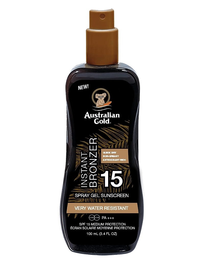 Australian Gold - Instant Bronzer Spraygel SPF 15 - til kroppen - not applicable - 0