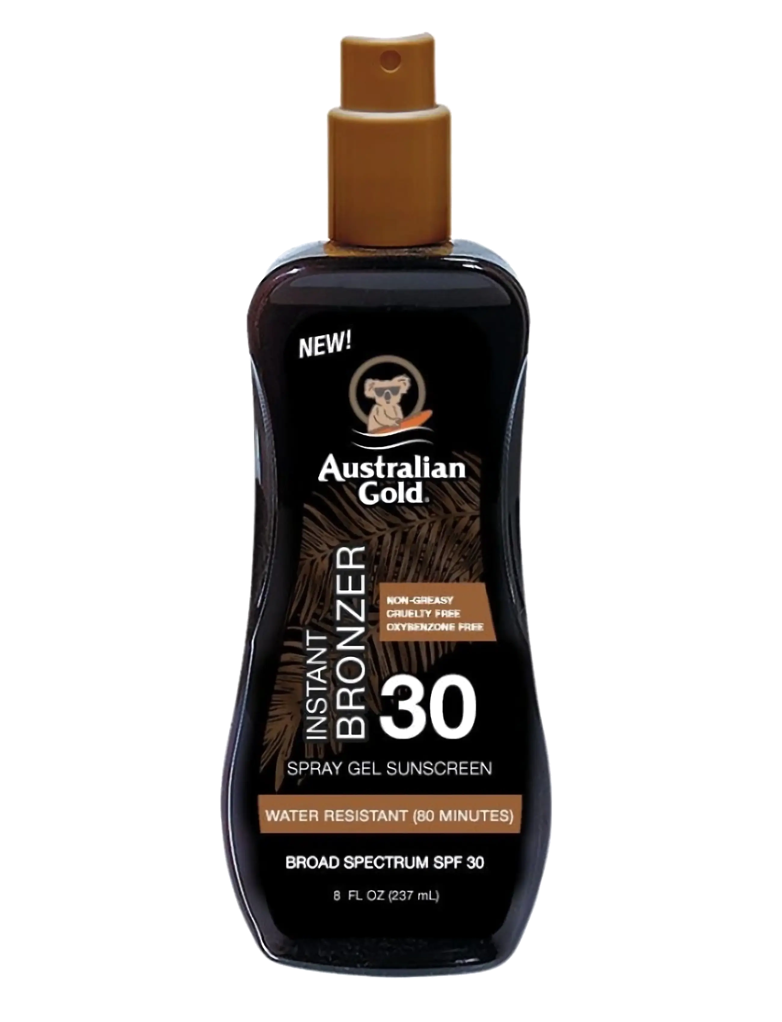 Australian Gold Instant Bronzer Spraygel Spf 30 - Nude - 237 ML
