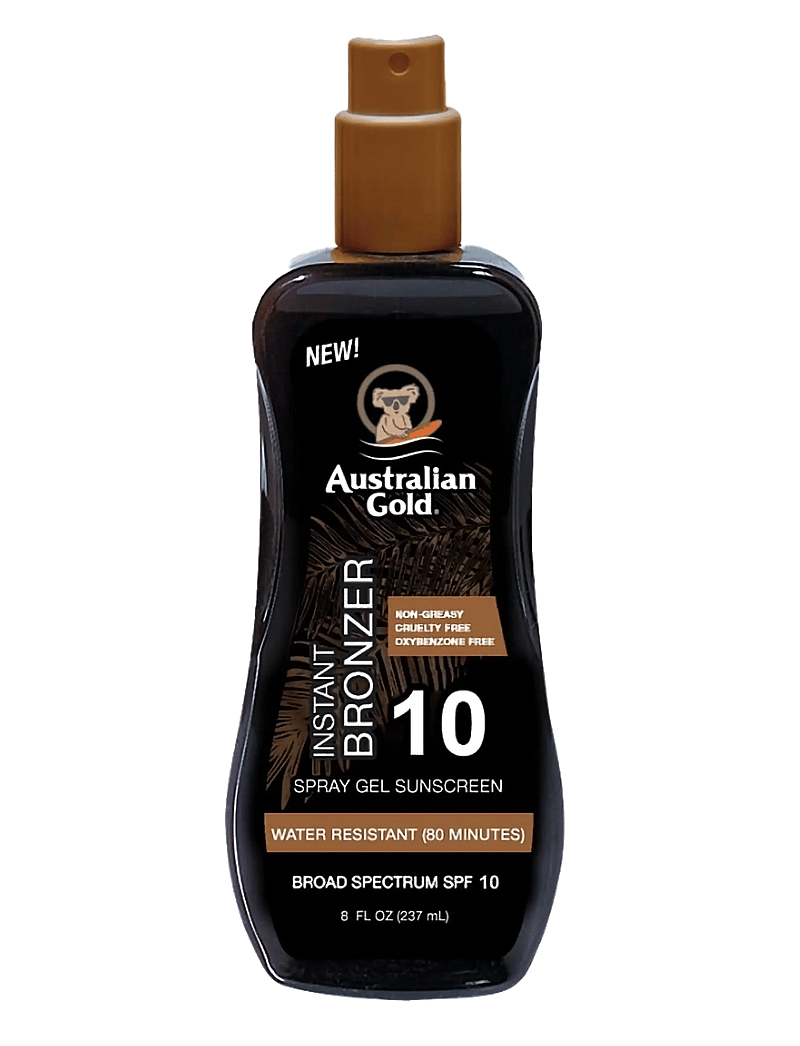 Australian Gold - Instant Bronzer Spraygel SPF 10 - til kroppen - not applicable - 0
