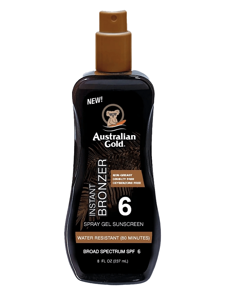 Australian Gold - Instant Bronzer Spraygel SPF 06 - til kroppen - not applicable - 0