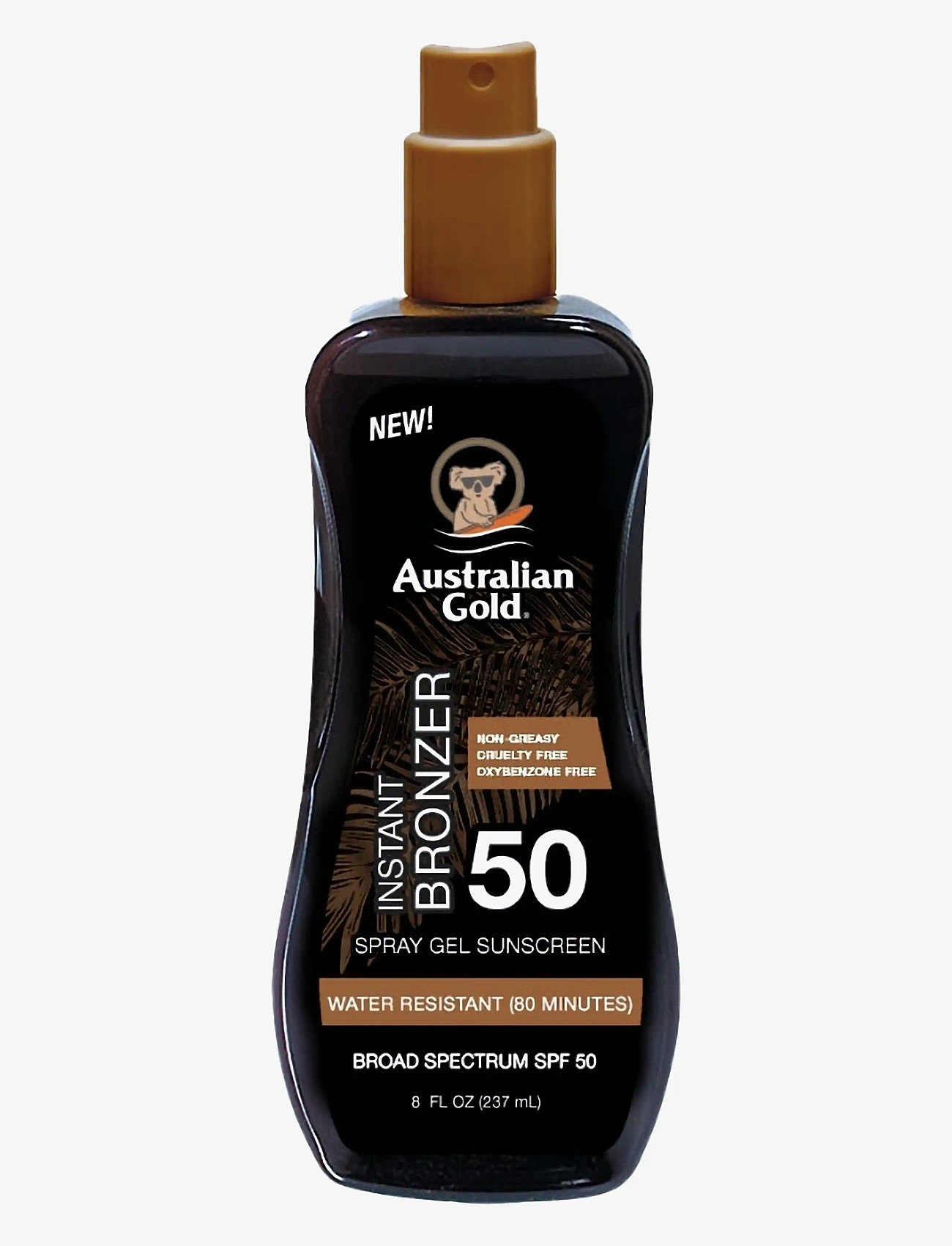 Australian Gold - Instant Bronzer Spraygel SPF 50 - til kroppen - not applicable - 0