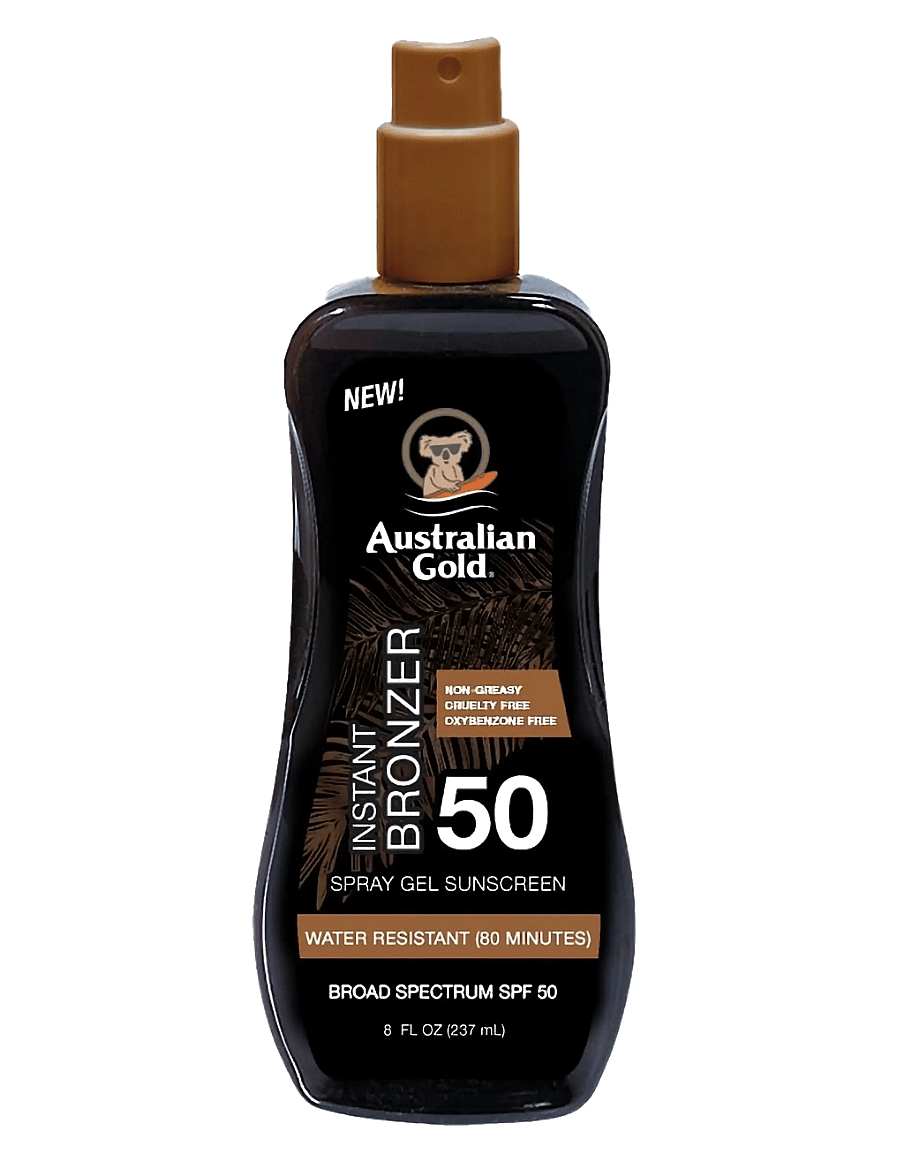 Australian Gold - Instant Bronzer Spraygel SPF 50 - för kroppen - not applicable - 0