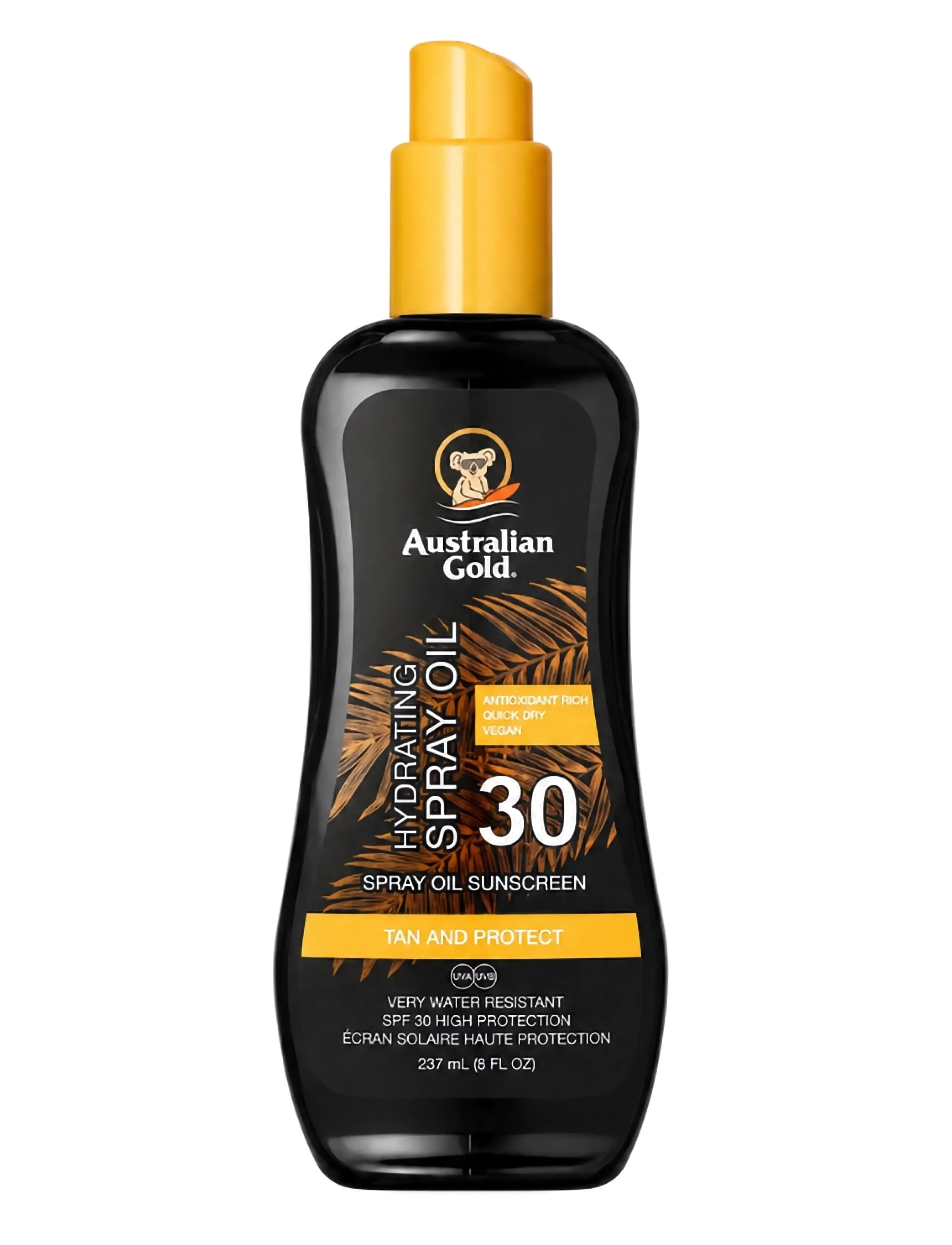 Australian Gold Carrot Oil Spray Spf 30, 237 ml, Nude, Solpleje > Krop, Dame