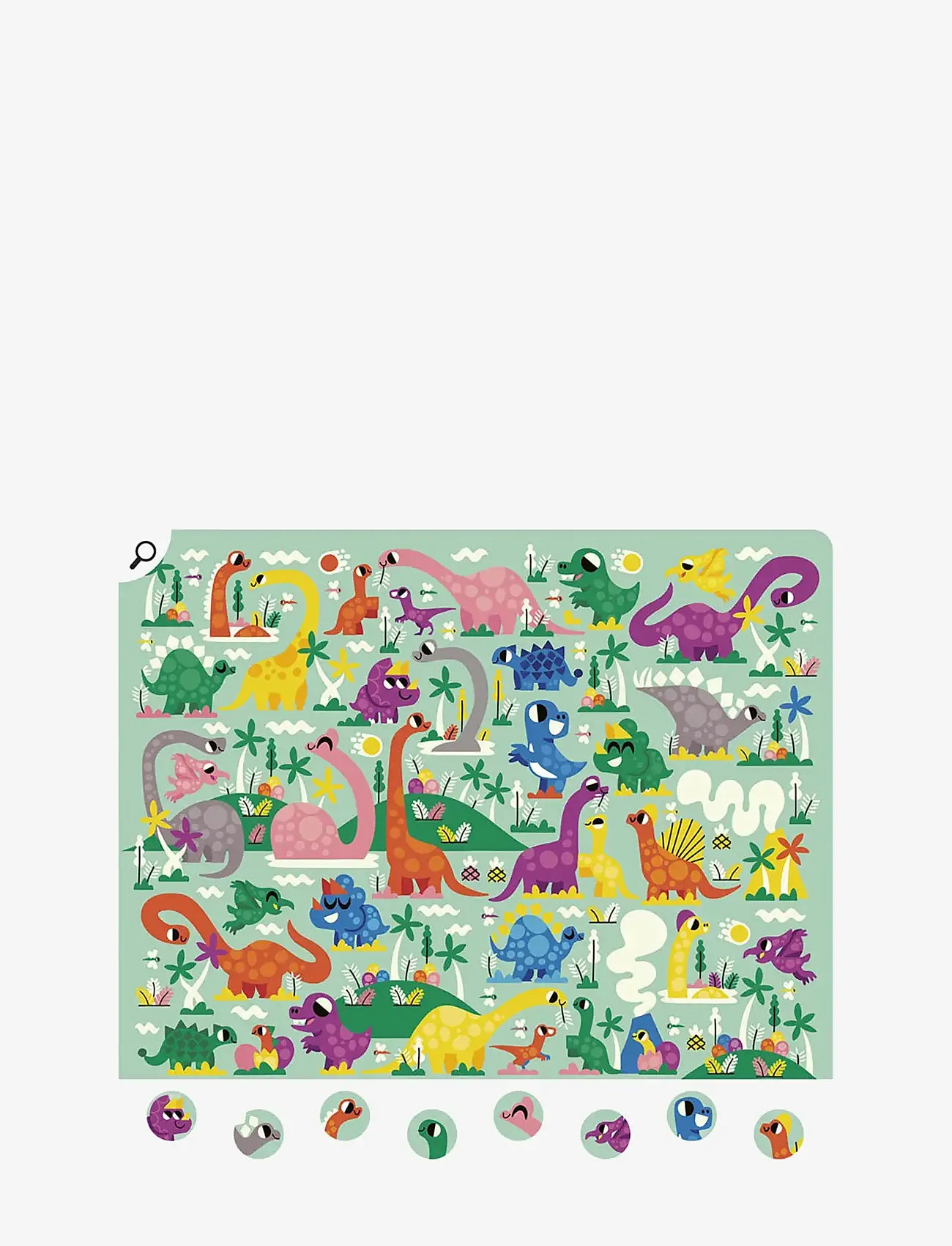 Auzou - Activity Cards - 20 Dinosaur Games - bordspellen - red - 1