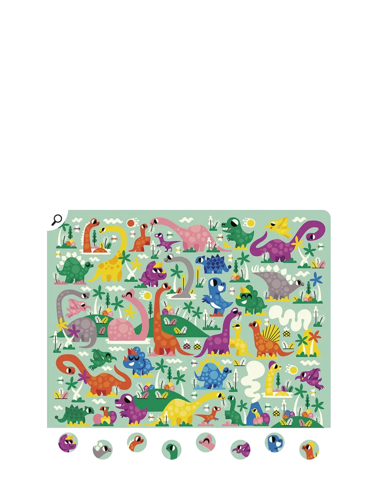 Auzou - Activity Cards - 20 Dinosaur Games - bordspellen - red - 1