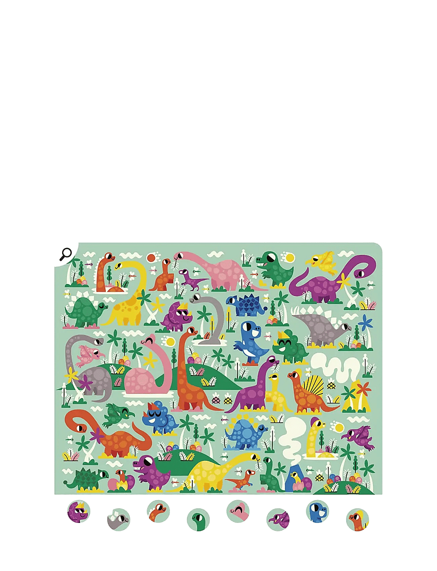 Auzou - Activity Cards - 20 Dinosaur Games - brettspiele - red - 1