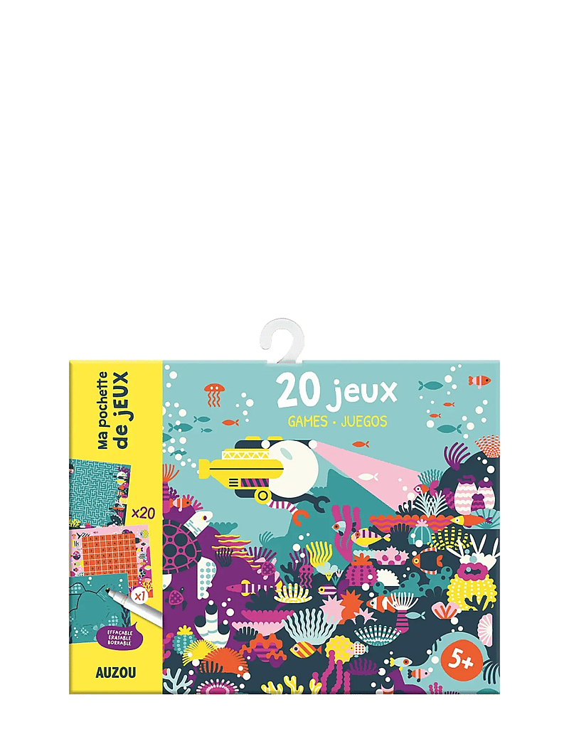 Auzou - Activity Cards - 20 Ocean Games - brettspiele - green - 0