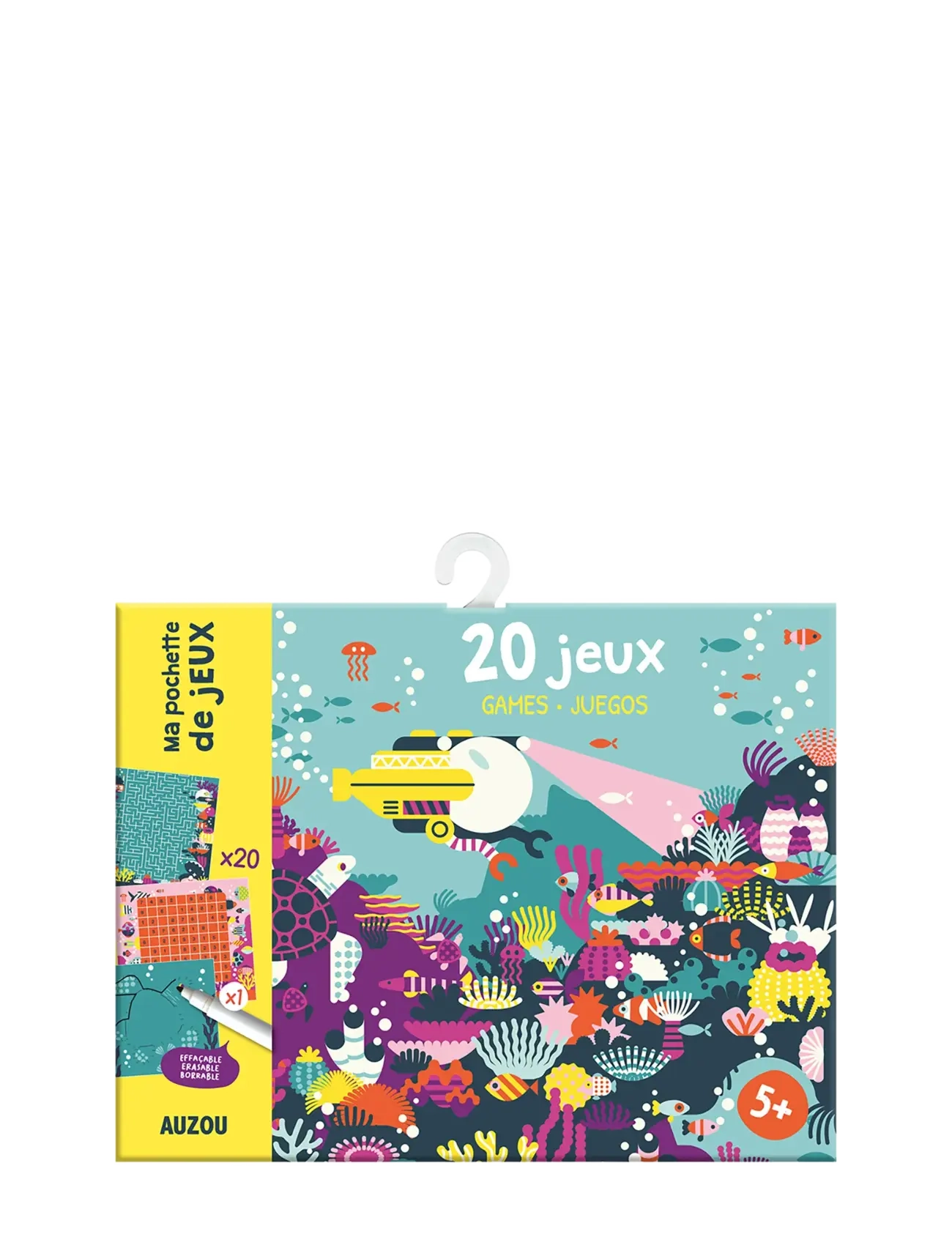 Auzou - Activity Cards - 20 Ocean Games - brettspiele - green - 0