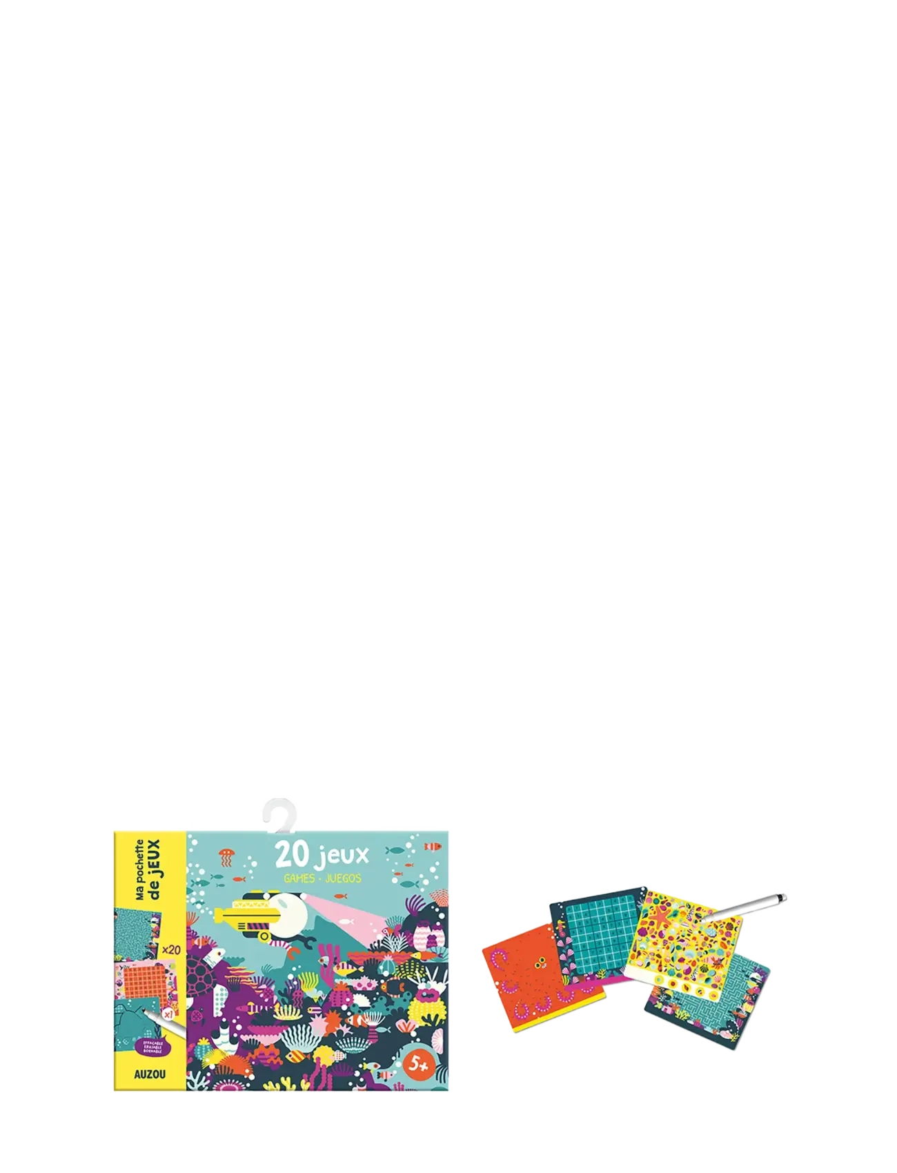 Auzou - Activity Cards - 20 Ocean Games - brettspiele - green - 2