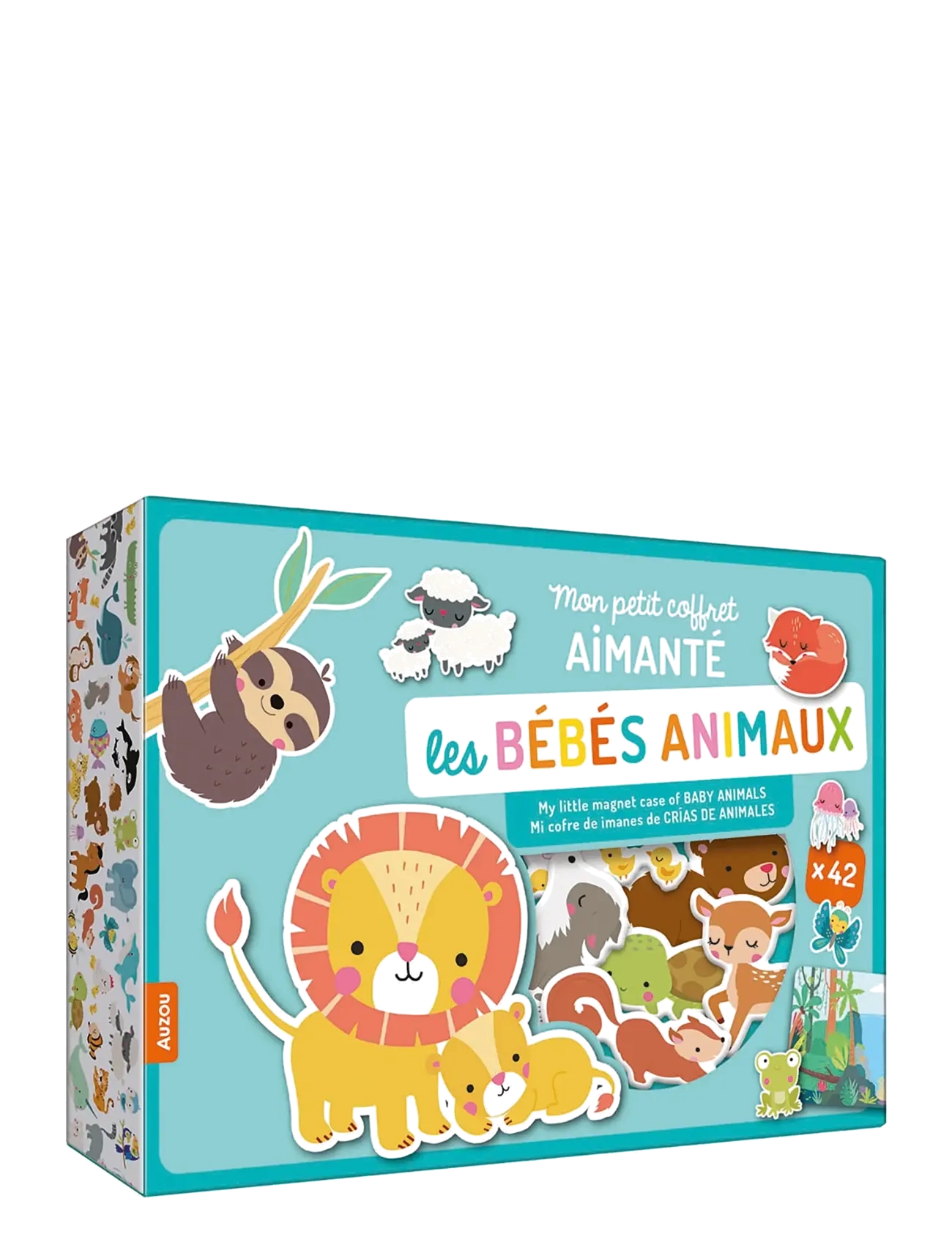 Auzou My Little Magnet Case - Baby Animals - Jõulukingid - MULTI / multi