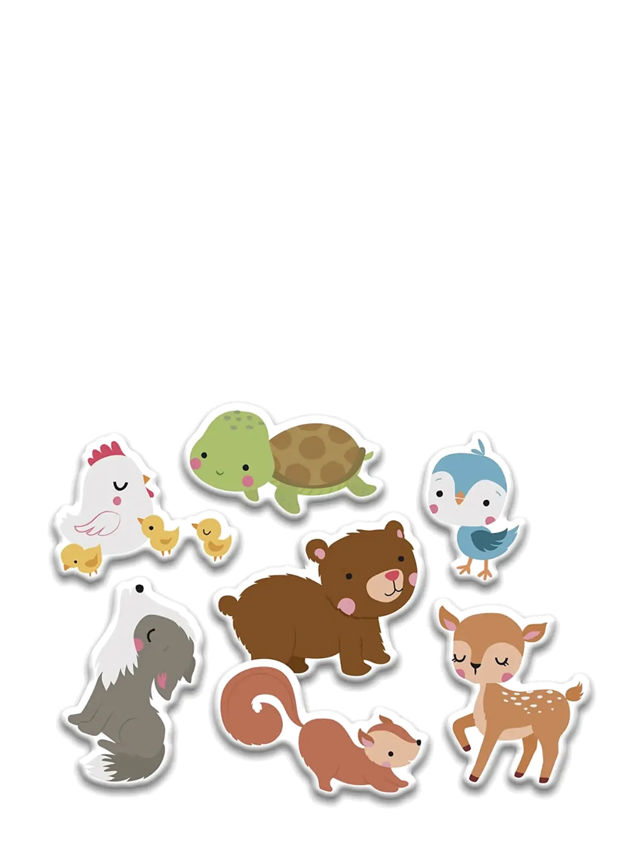 Auzou - My Little Magnet Case - Baby Animals - kreasæt - multi - 2