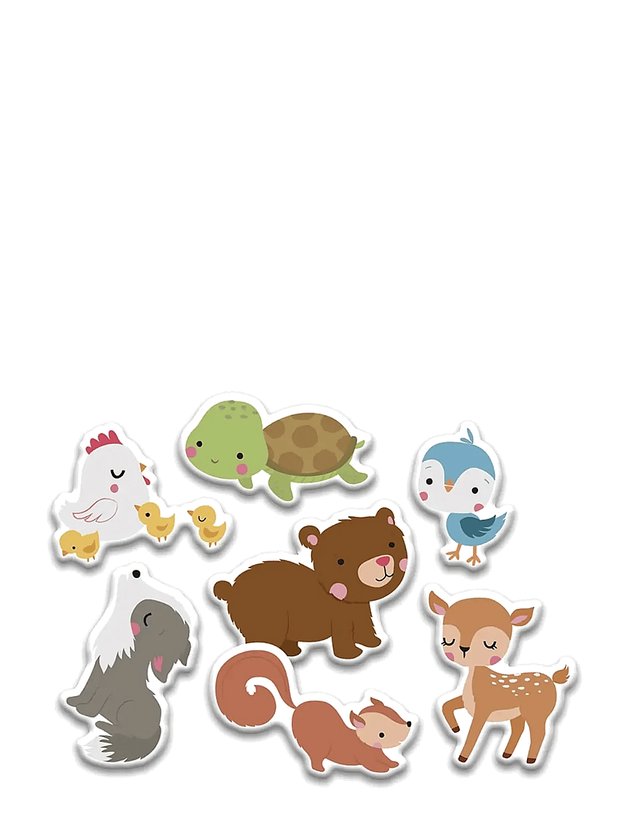 Auzou - My Little Magnet Case - Baby Animals - käsitöökomplekt - multi - 2