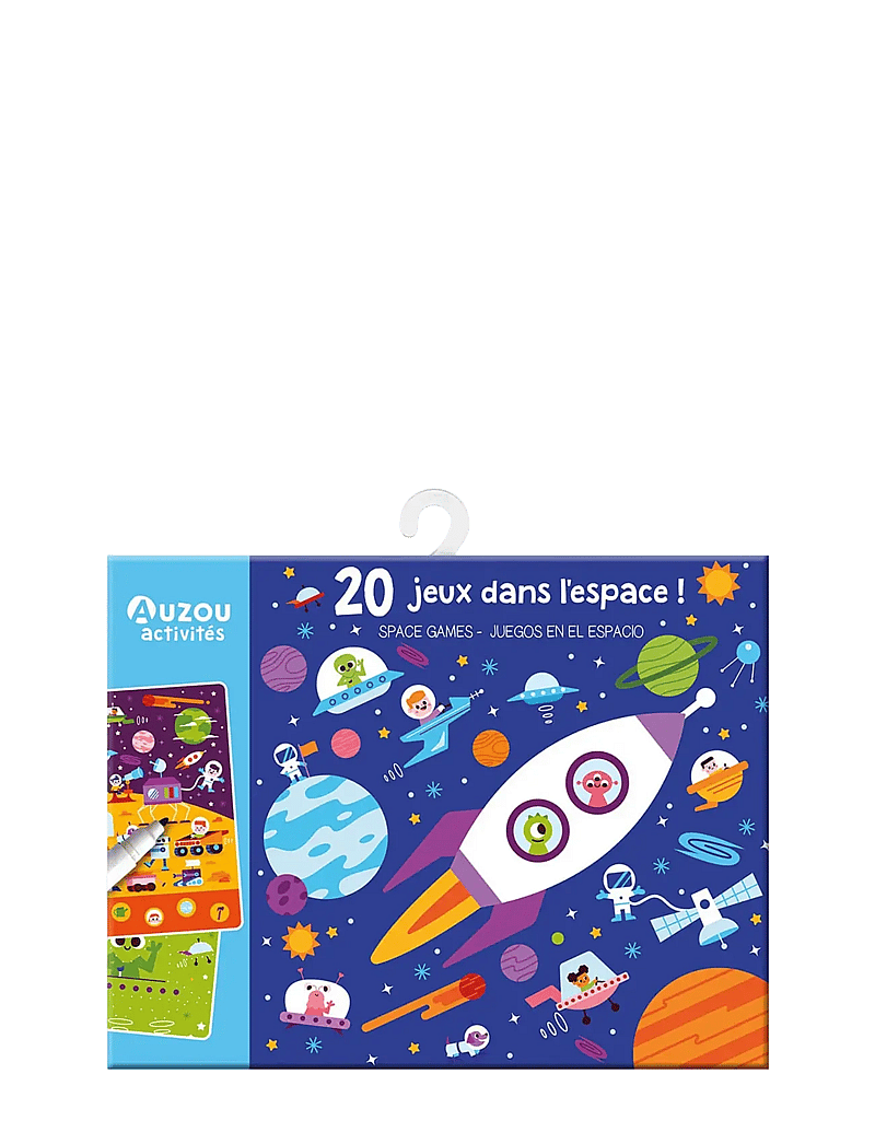 Auzou - Activity Cards - 20 Space Games - brettspiele - blue - 0